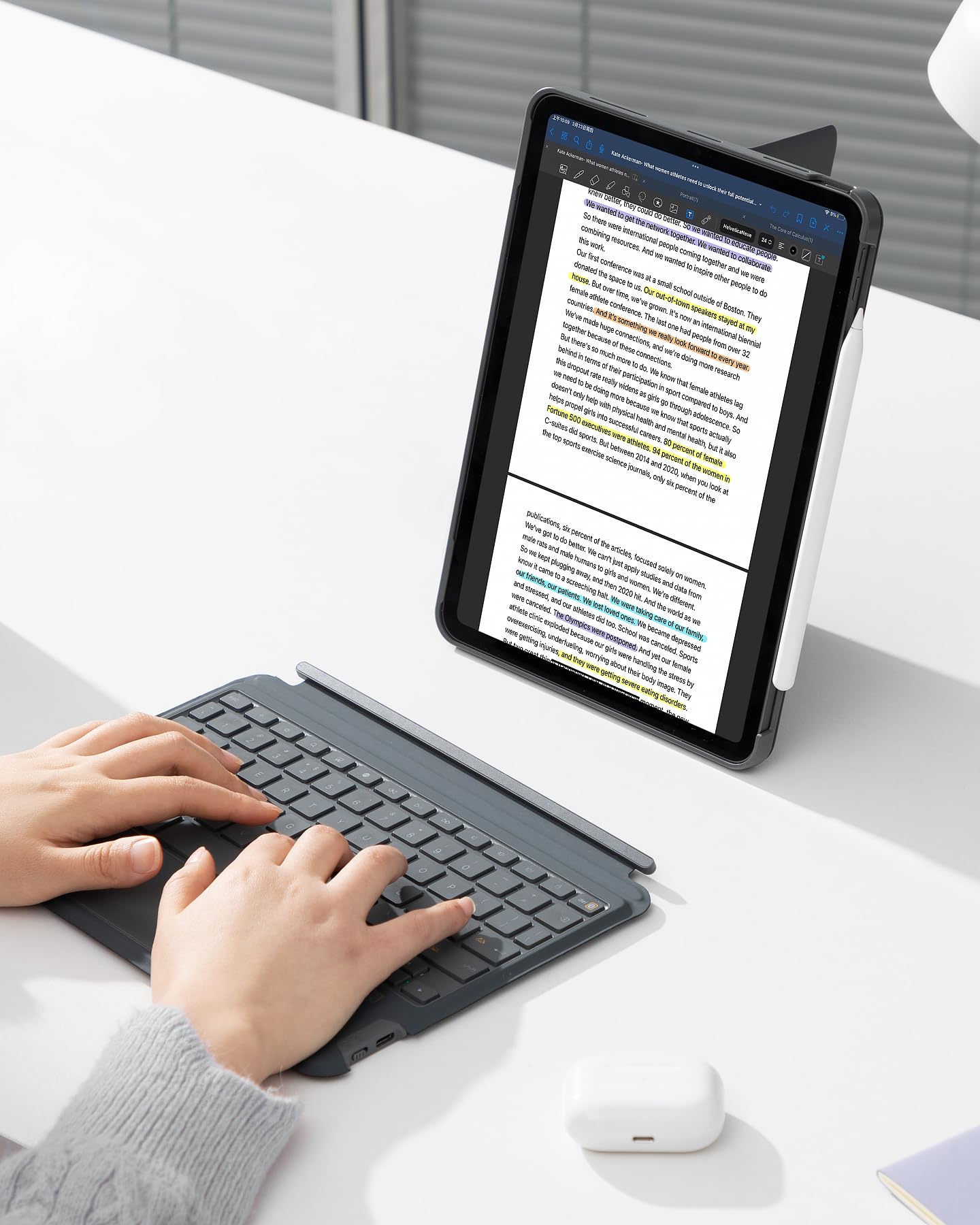 Inateck iPad Pro 11 inch Keyboard Case - Compatible with iPad Air 6 (M3/M2)/5/4 & iPad Pro 11