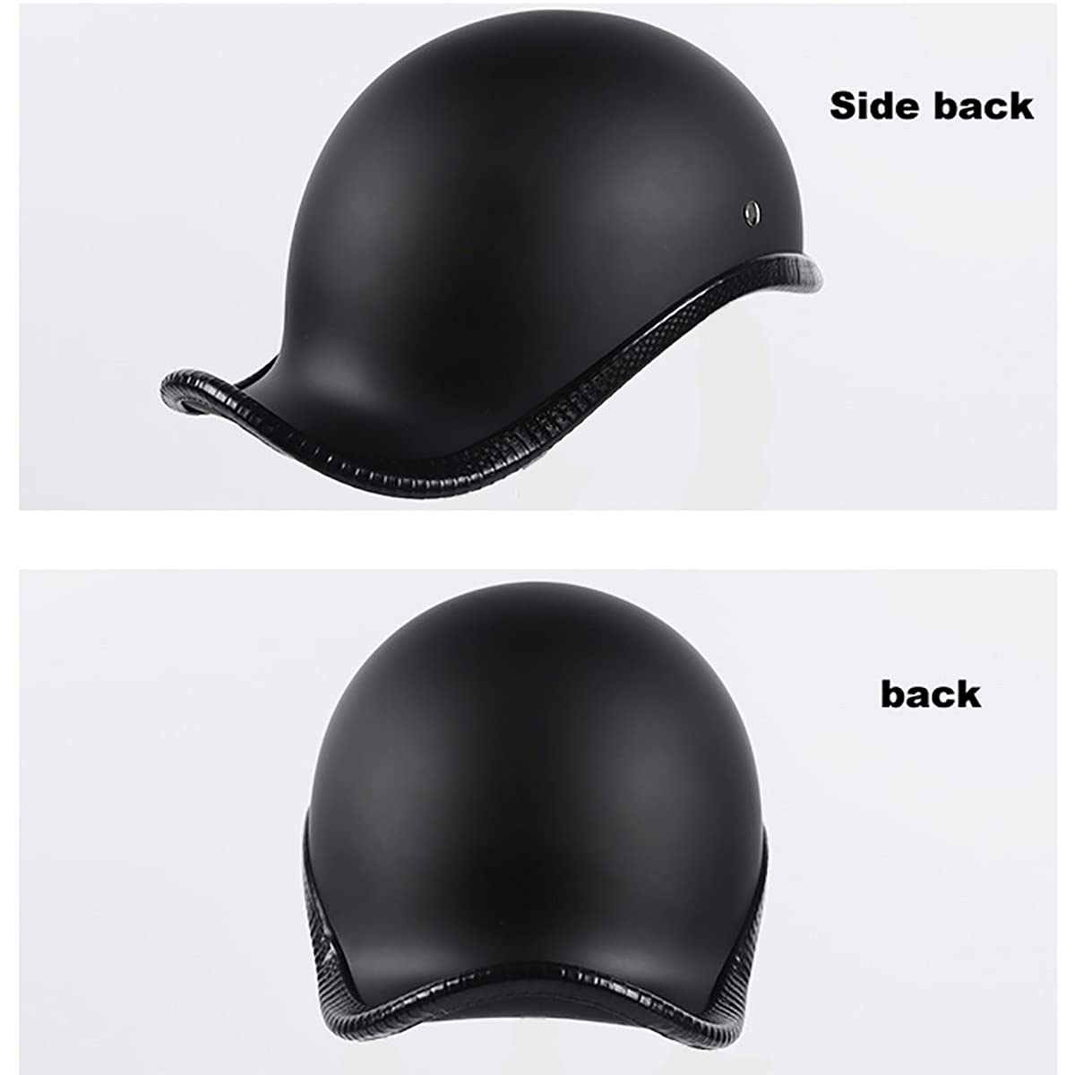 Retro Half Helmet for Motorcycle & Scooter - DOT Certified for Men & Women - Cruising & City Riding