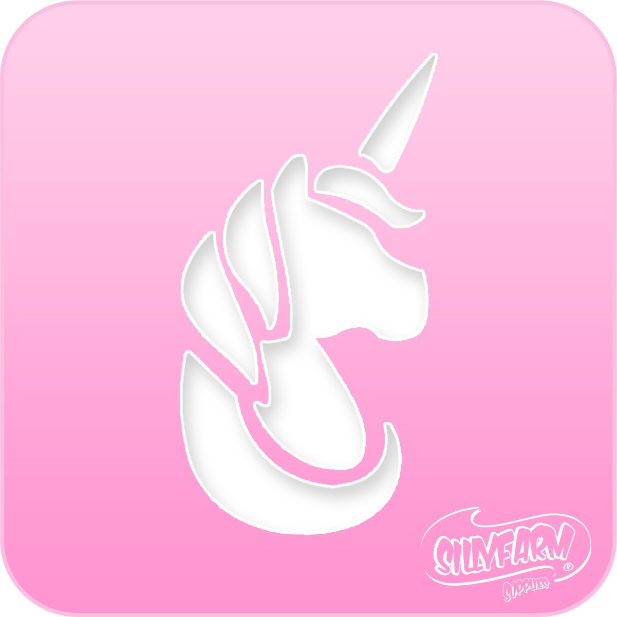 Unicorn 2 Pink Power Stencil - DIY Arts & Crafts for Kids, Scrapbooking, Home Decor - Perfect for Birthday Parties, School Projects & Gift Making