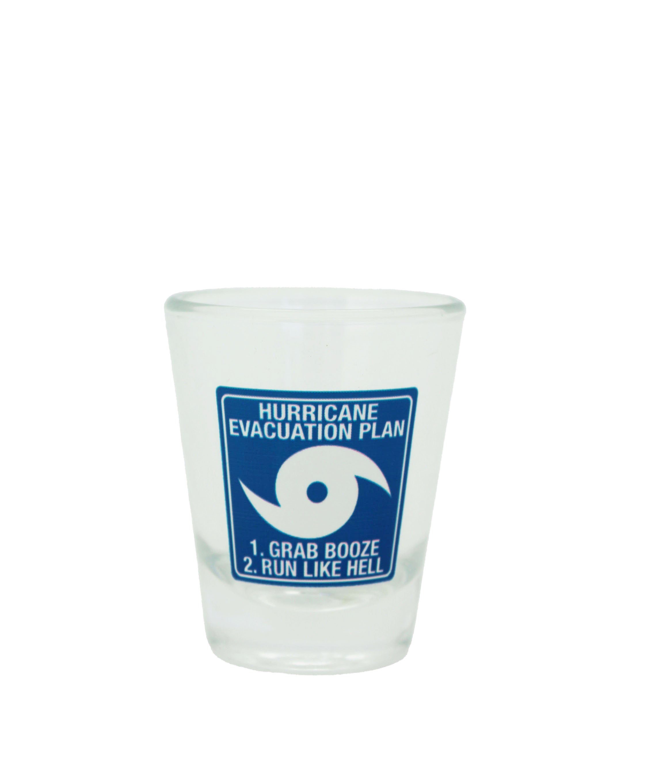 HURRICANE SHOT GLASS Set of 4 - 2oz Durable Glass Shot Cups for Tequila, Whiskey & Liquor - Perfect for Parties, Bars & Home Use