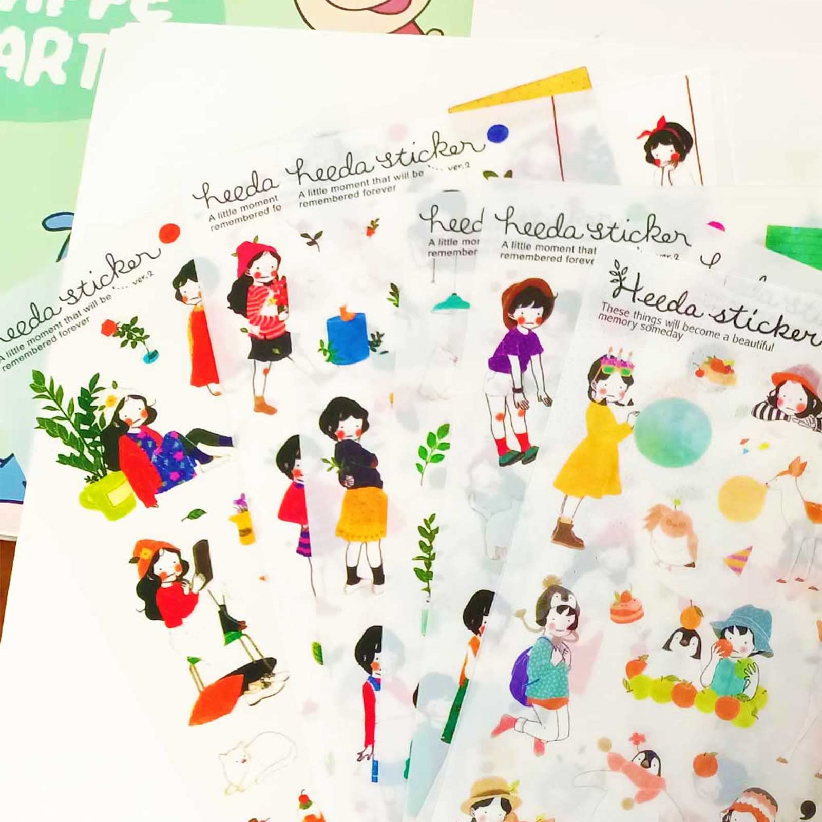 Cute Aesthetic Stickers for Bullet Journal, Planner & Scrapbooking - Kawaii Decorative Vinyl Decals for DIY Crafts, Kids Room Decor & Gift Wrapping - Perfect for Journals, Calendars, Ephemera & School Supplies
