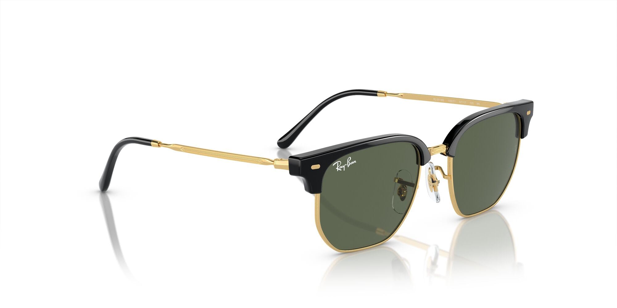 Ray-Ban Kids' RJ9116S New Clubmaster Square Sunglasses - UV Protection, Lightweight & Durable Frames for Boys & Girls - Perfect for Outdoor Play, Beach & Sports Activities