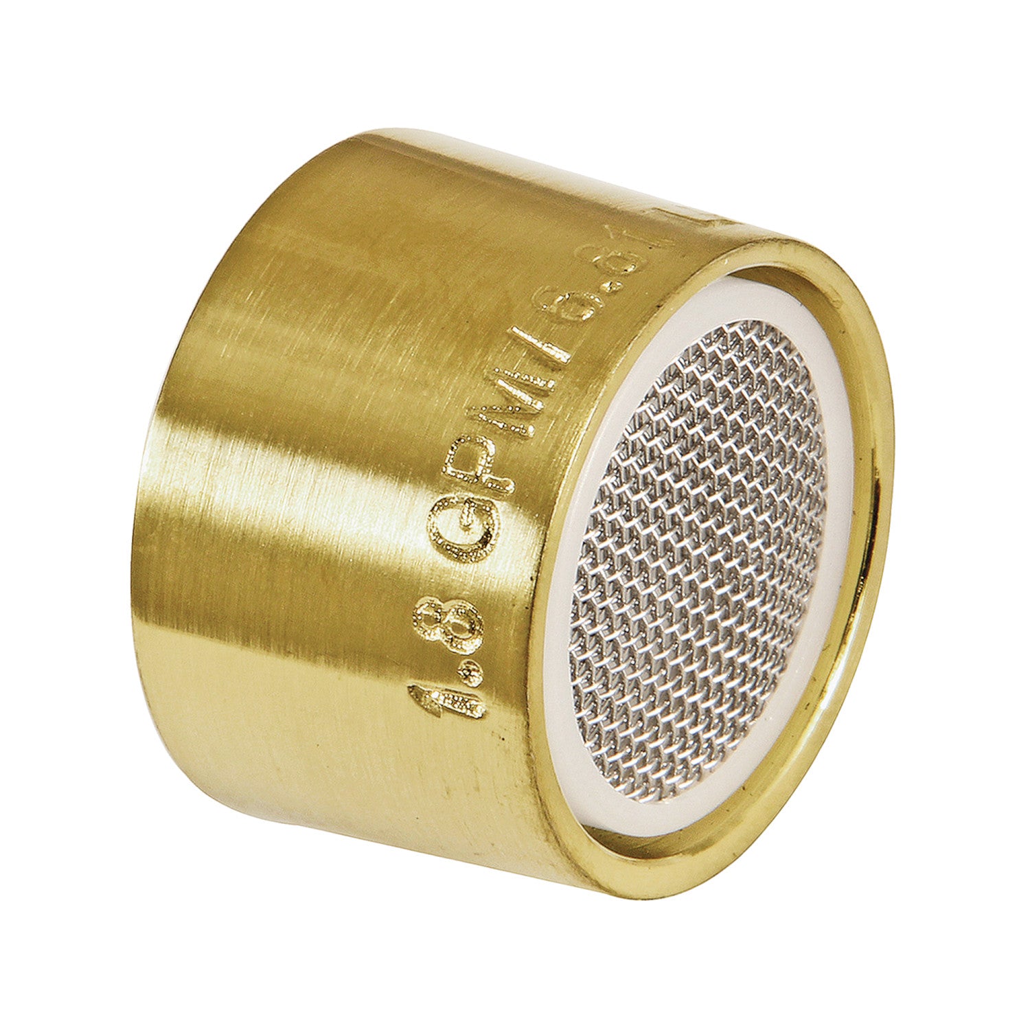Cal Green Z18KBSA627SB 1.8 GPM Brushed Brass Female Aerator - Perfect for Bathroom Sink, Kitchen Faucet & Water Conservation