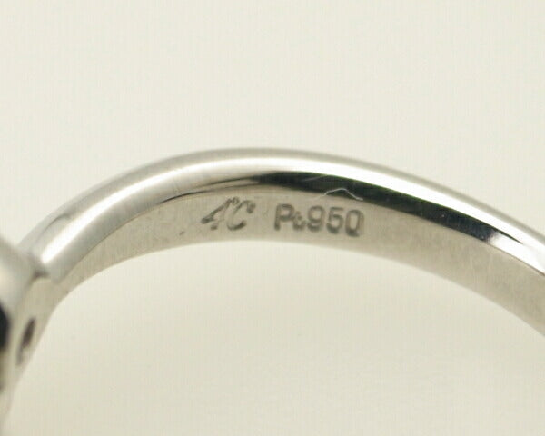 4℃ Diamond Pt950 Ring - Elegant Platinum Wedding Band for Women, Perfect for Engagement, Anniversary & Special Occasions