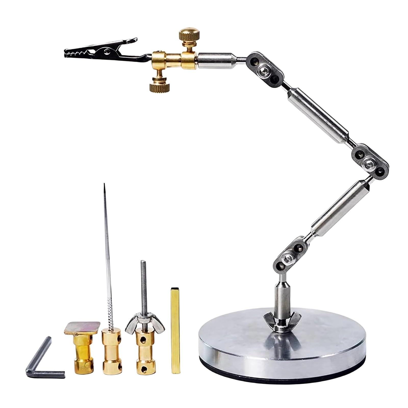 HYZHANHONG DIY Stop Motion Armature Kit with 5 Stainless Steel Platform Arm Connectors for Character Design - Max Payload 100g | Perfect for Stop Motion Animation, Claymation, and Puppet Making