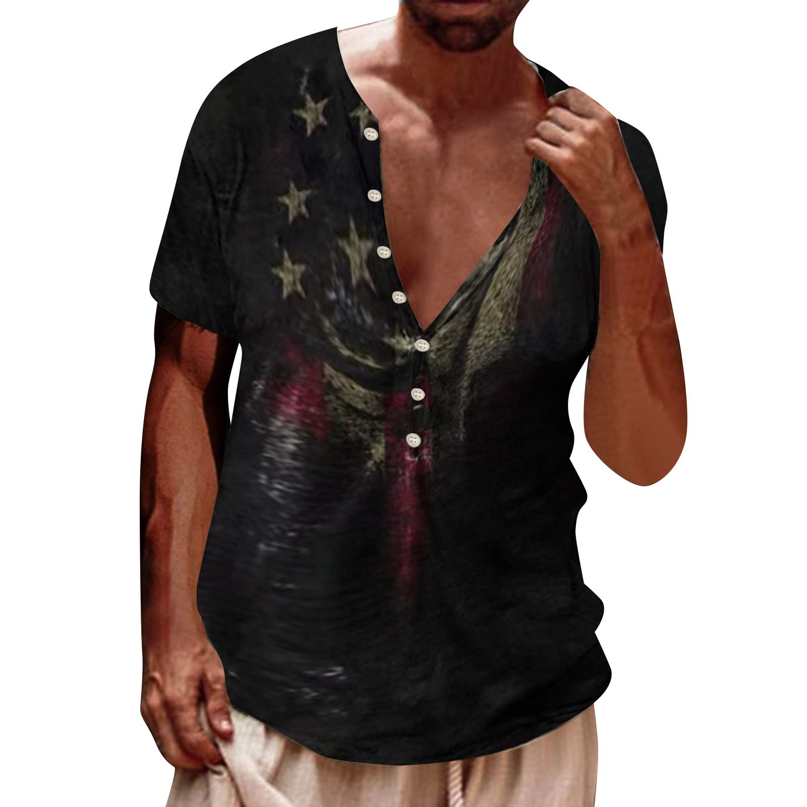 3D Printed Men's Fashion T-Shirt - Digital Graphic Short Sleeve Casual Top for Summer & Sports | Gym, Streetwear, Daily Wear