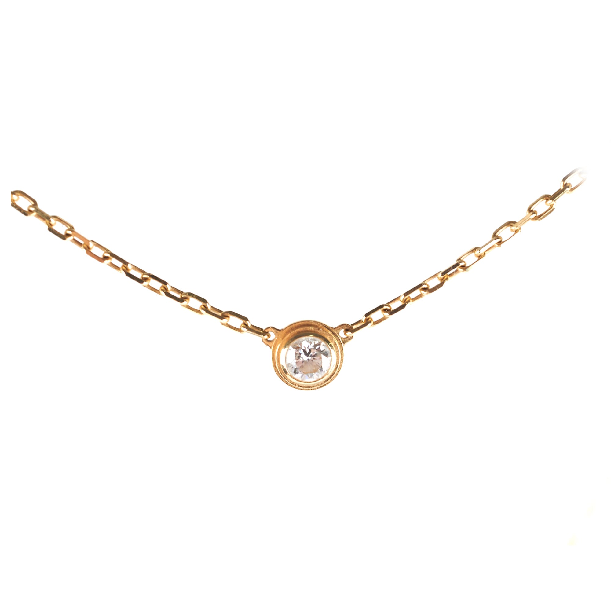 Cartier Small Model D'amour Necklace 18K Rose Gold - Elegant Heart Pendant for Women | Perfect for Anniversaries, Valentine's Day & Special Occasions