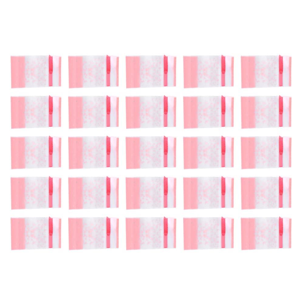 25Pcs Cherry Blossom Drawstring Favor Bags - Wedding, Birthday Party Candy Cookie Gift Bags | Reusable Wrapping Pouches for Baby Shower, Bridal Shower, Holiday Favors