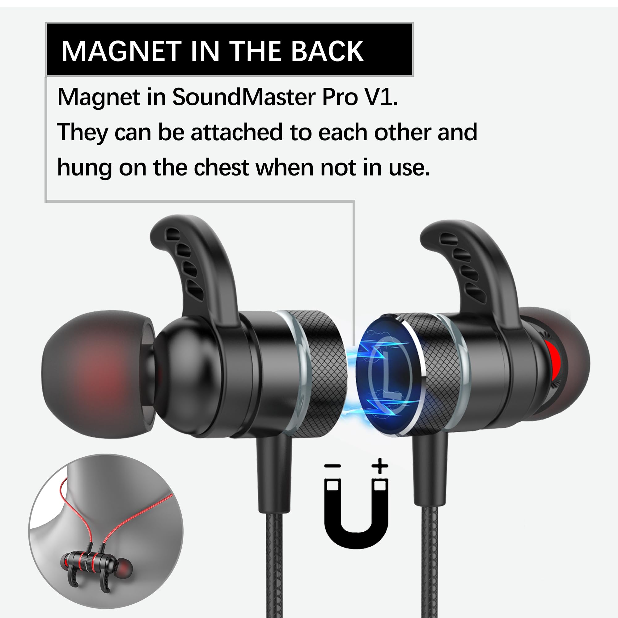 SoundMaster Pro V1 Gaming Headphones - Dual Audio Driver Earbuds with In-Line Mic, Volume Control & Mute Button - Compatible with Xbox Series X/S, PS5, PS4, Nintendo Switch & PC (3.5mm Jack, Black) - Perfect for Competitive Gaming, Streaming & Online Meetings