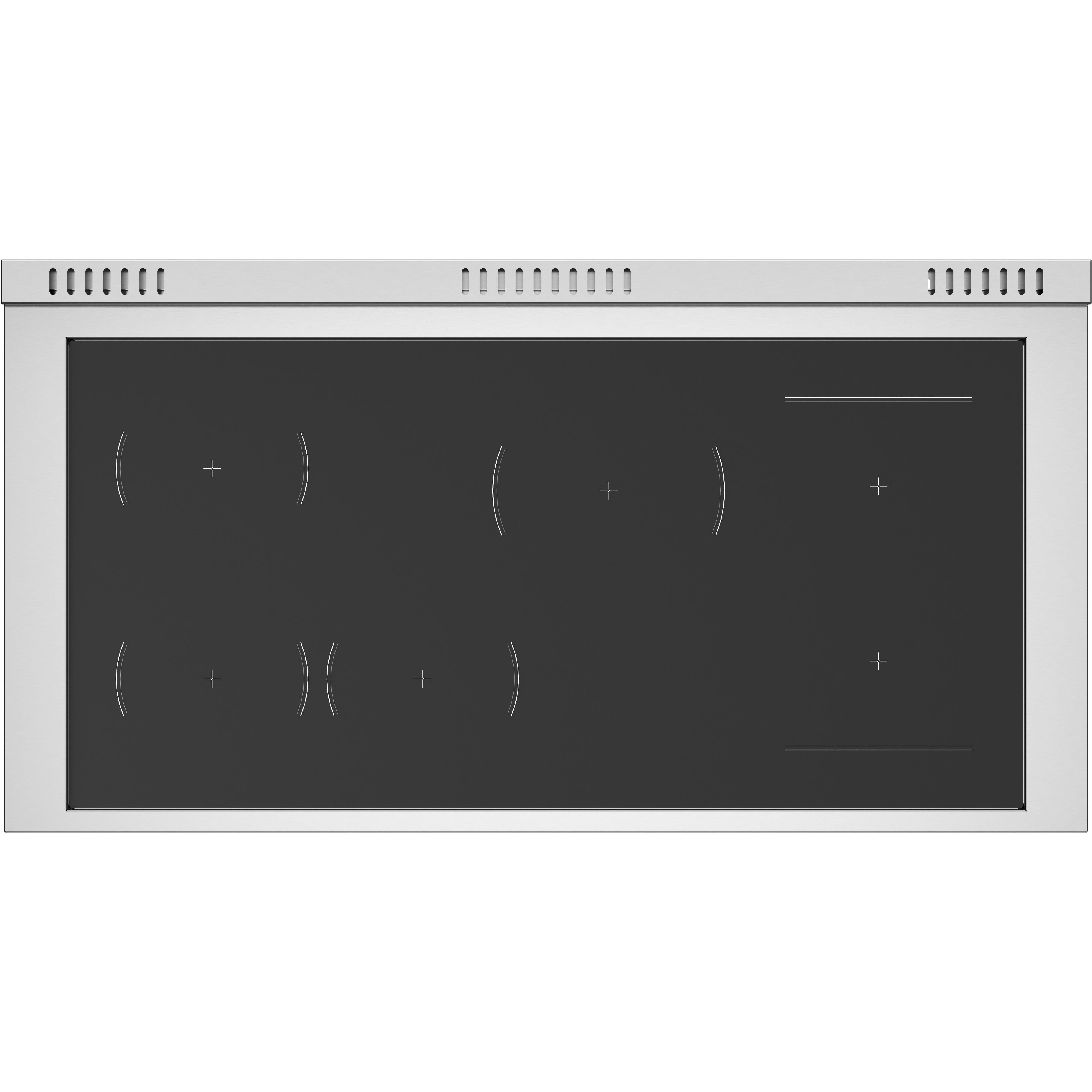Bertazzoni 48 Inch Freestanding Induction Range MAS486IGFEPXT - Professional Italian Kitchen Appliance for Home Chefs | Perfect for Modern Kitchens, Cooking Enthusiasts & Gourmet Meals