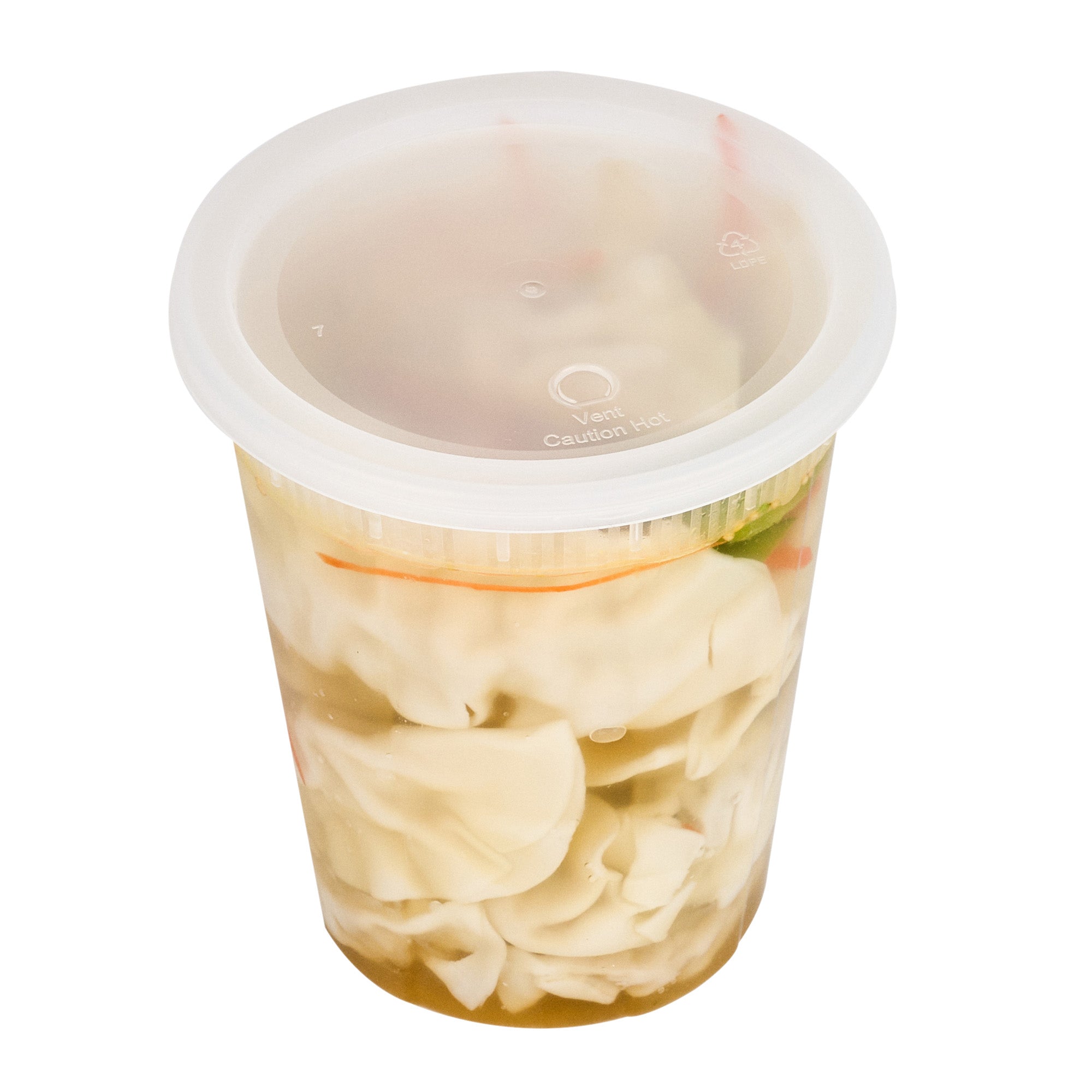 40oz Clear Plastic Soup Containers with Lids - 50 Pack Round Microwave Safe Food Storage Containers for Takeout, Meal Prep & Leftovers