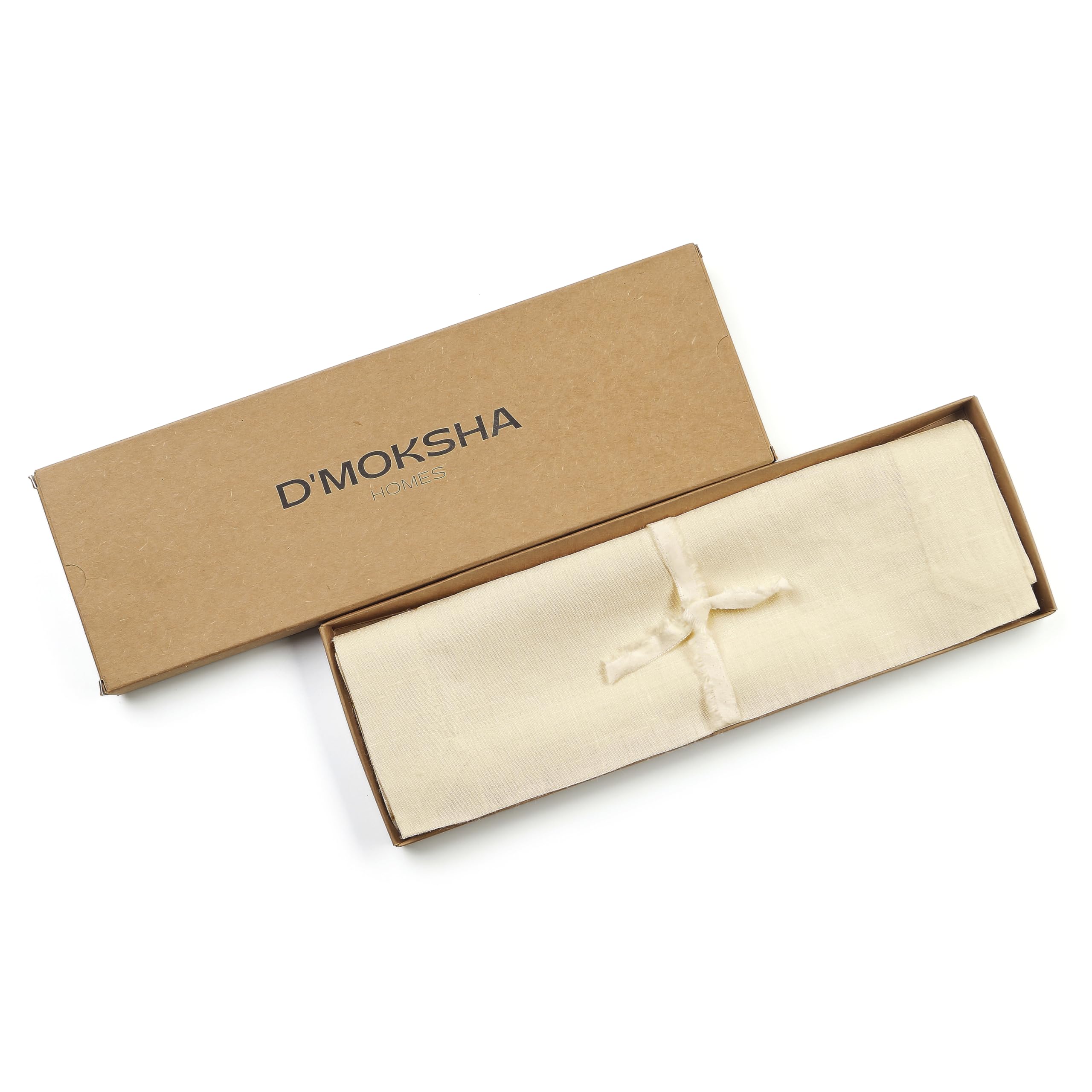 D'Moksha Homes 100% Pure Linen Placemats Set of 4 - 14