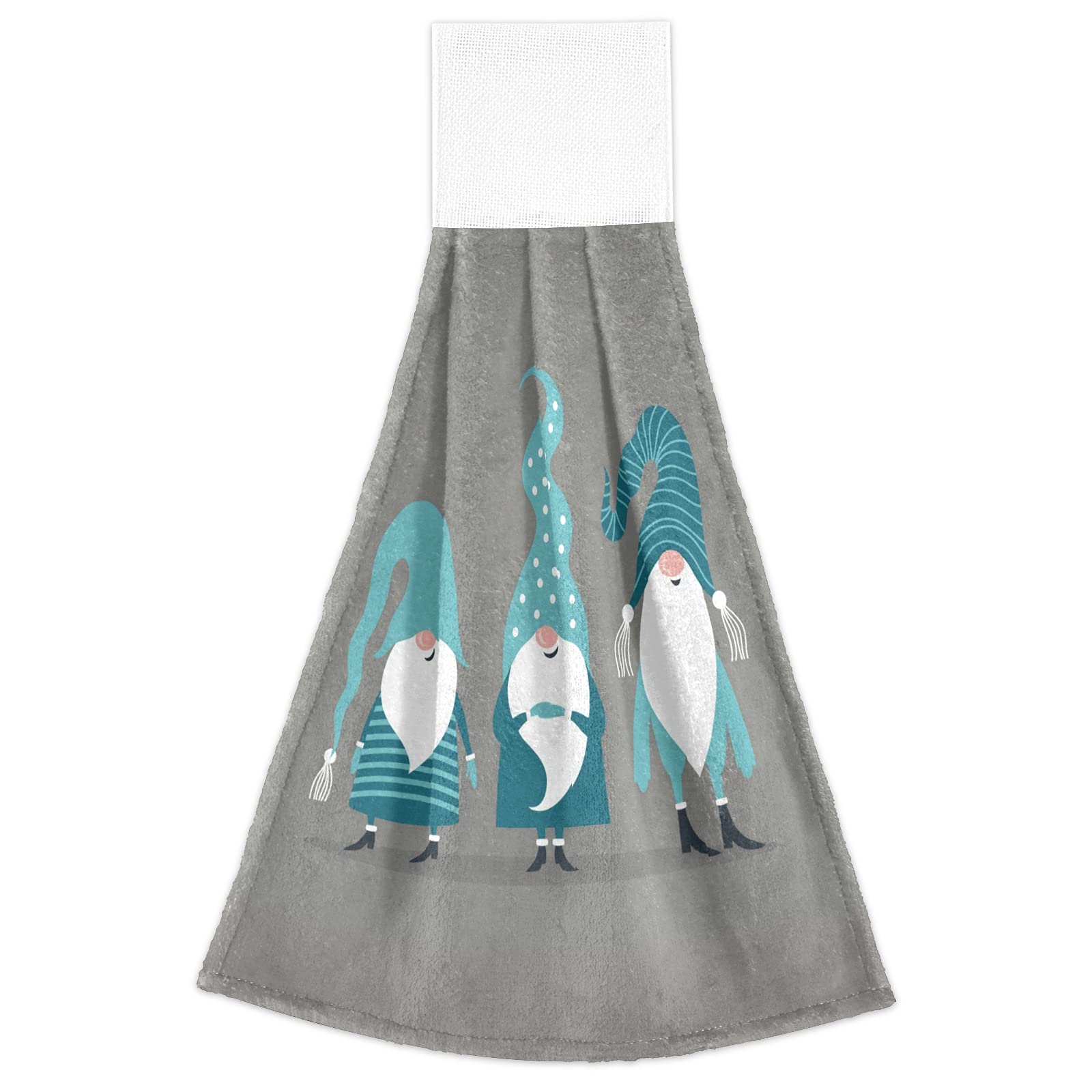 Cute Blue Gnome Christmas Kitchen Towels - 2 Pack for Holiday Decor