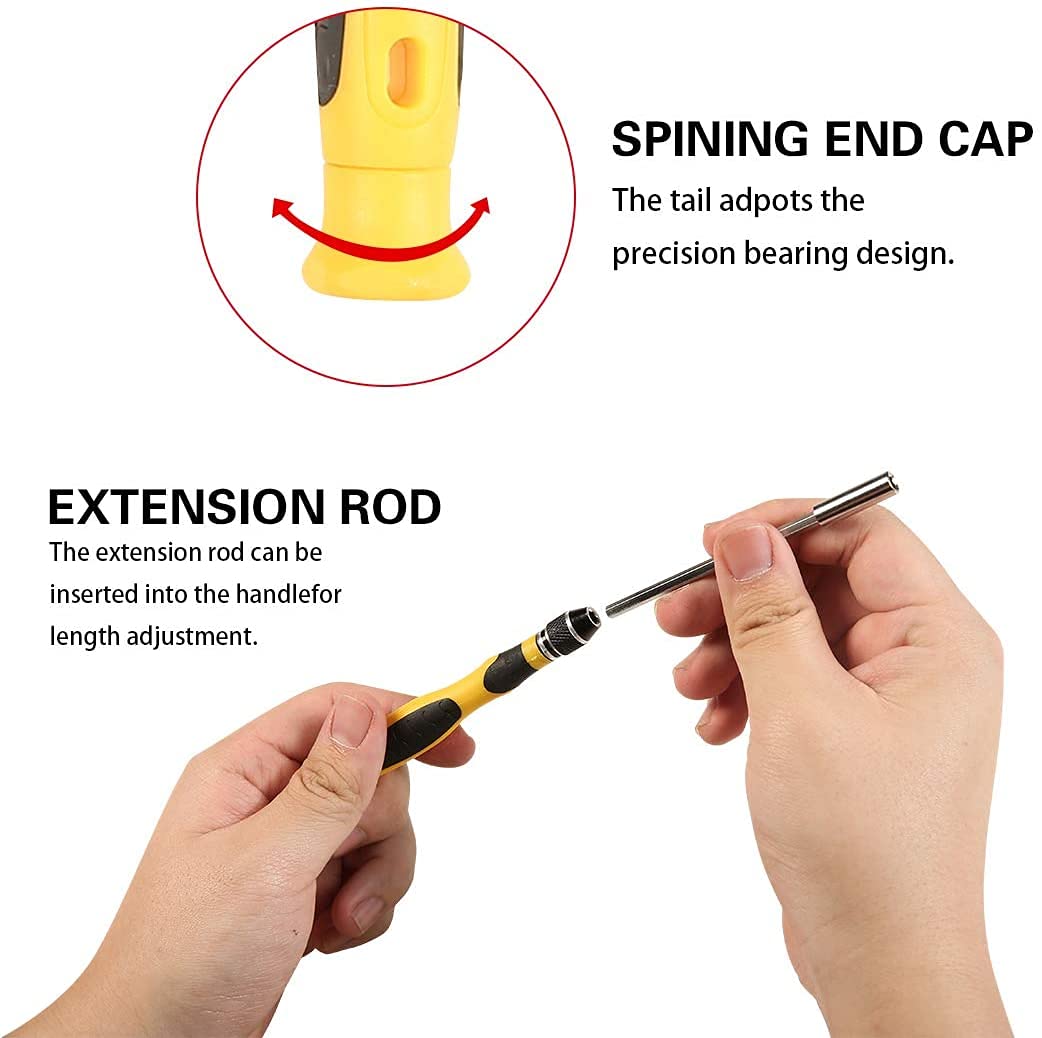 77-Piece Professional Precision Screwdriver Set for Phone & Tablet Repair | Electronics Tool Kit for iPhone, Samsung, iPad, Laptop & Small Device Maintenance
