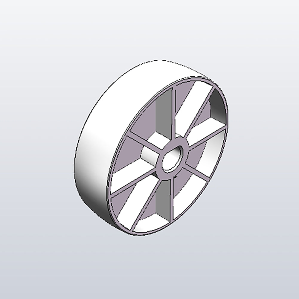 BG1600S 24 Main Wheel Replacement Parts - Heavy Duty Industrial Casters for Carts, Machinery & Equipment | Workshop, Warehouse & Factory Use