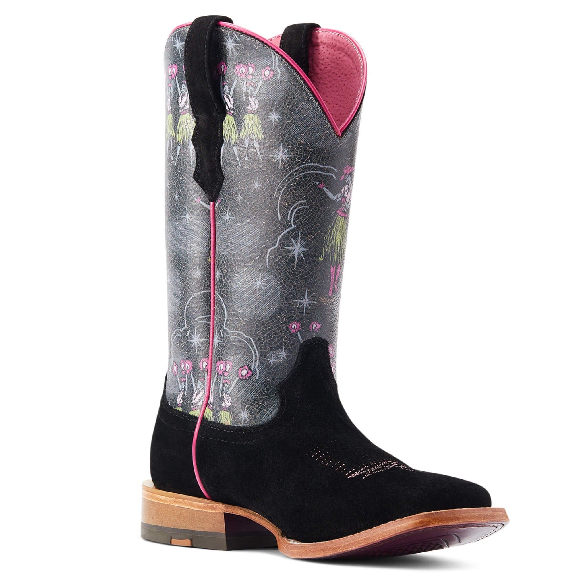 Ariat Women's Frontier Roughout Cowboy Boots - Western Riding Boots for Horseback Riding, Country Fashion & Outdoor Work