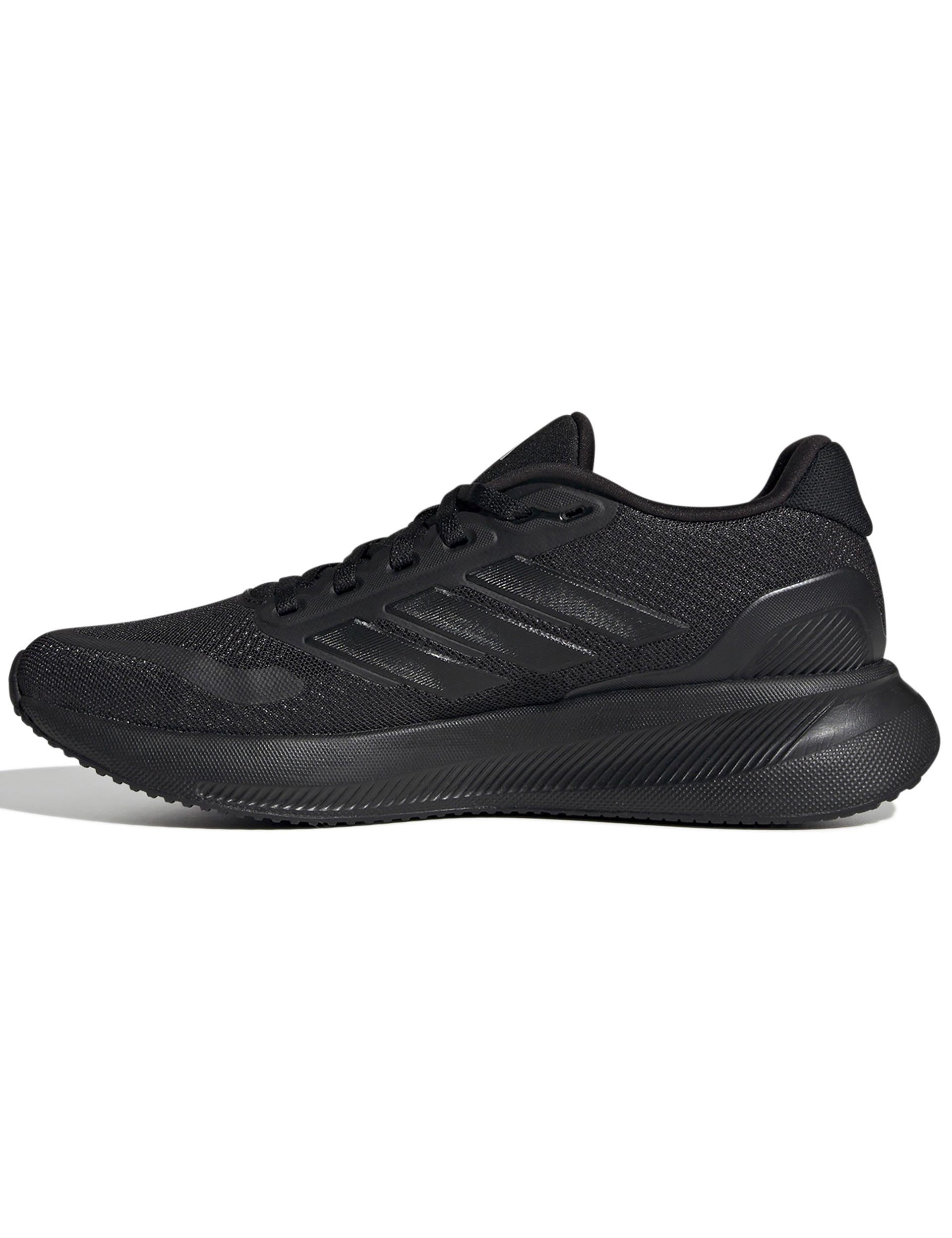 Runfalcon 5 Running Shoes for Men & Women - Lightweight Athletic Sneakers with Cushioned Support - Core Black - Perfect for Jogging, Gym Workouts & Daily Walking