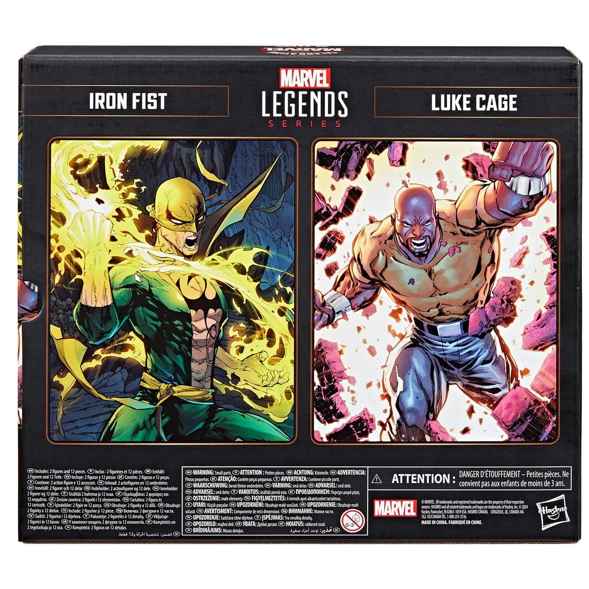 Marvel Legends Series Iron Fist & Luke Cage 85th Anniversary Comic Action Figures - Collectible Superhero Toys for Display & Play | Perfect for Marvel Fans, Gift Giving & Comic Book Collections