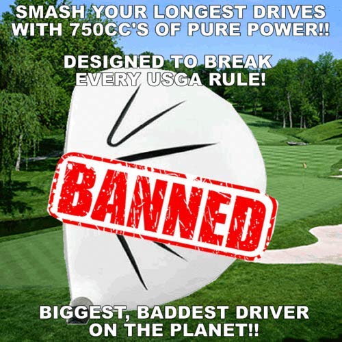 750cc Mega Rocket Golf Driver Head - Extra Long 30-Yard Distance | Perfect for Long Drives & Competitive Golf Tournaments