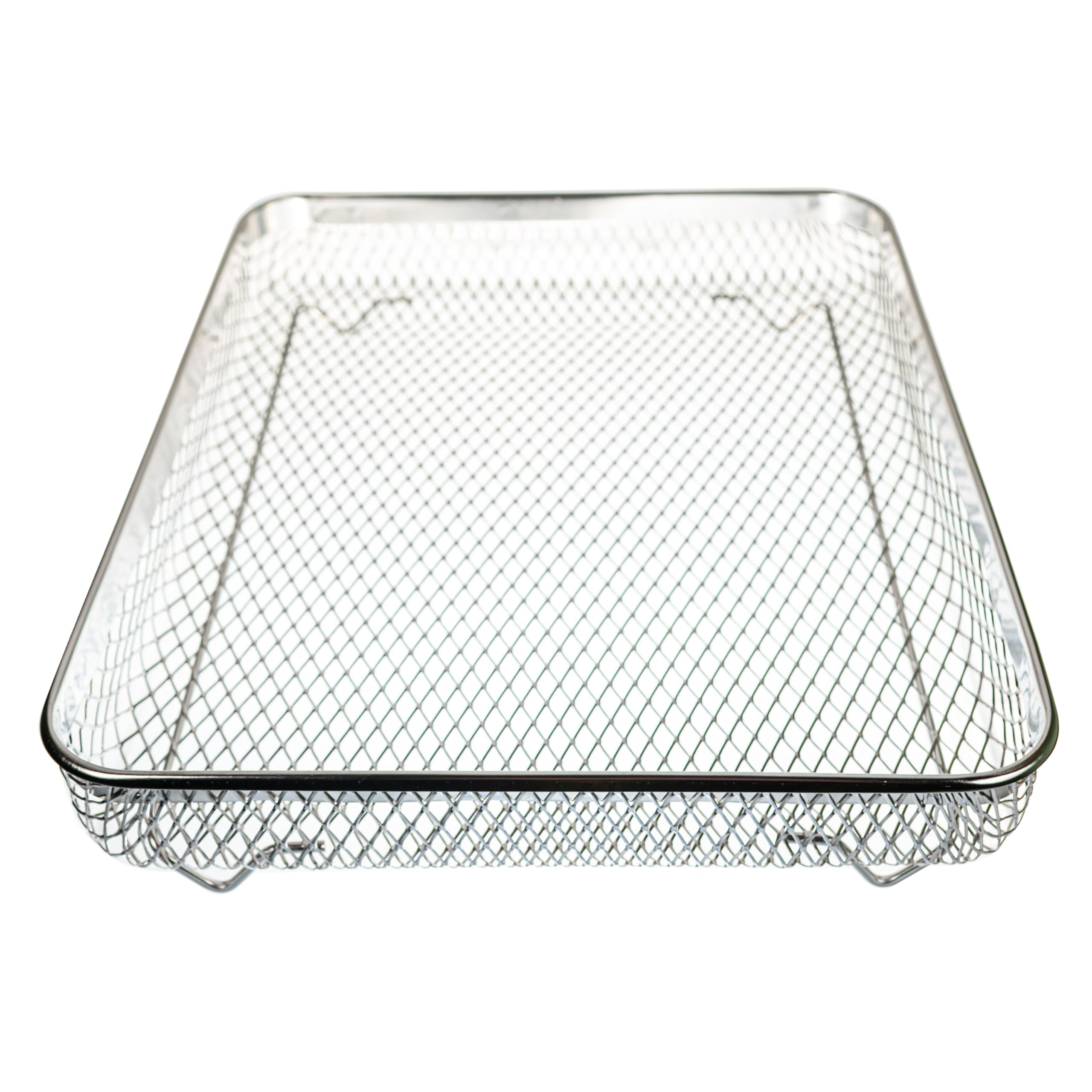 Univen Premium Stainless Steel Air Fryer Basket Replacement - Compatible with Cuisinart TOA-26 & TOA-28 Air Fryer Ovens | Durable, Non-Stick & Easy to Clean | Perfect for Healthy Frying, Roasting & Baking at Home