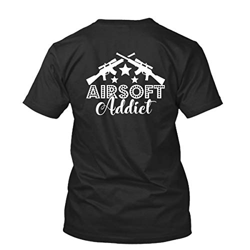 Airsoft Addict T-Shirt for Women & Men - Cool Airsoft Shirt for Gamers & Enthusiasts - Perfect for Airsoft Battles, Training & Casual Wear