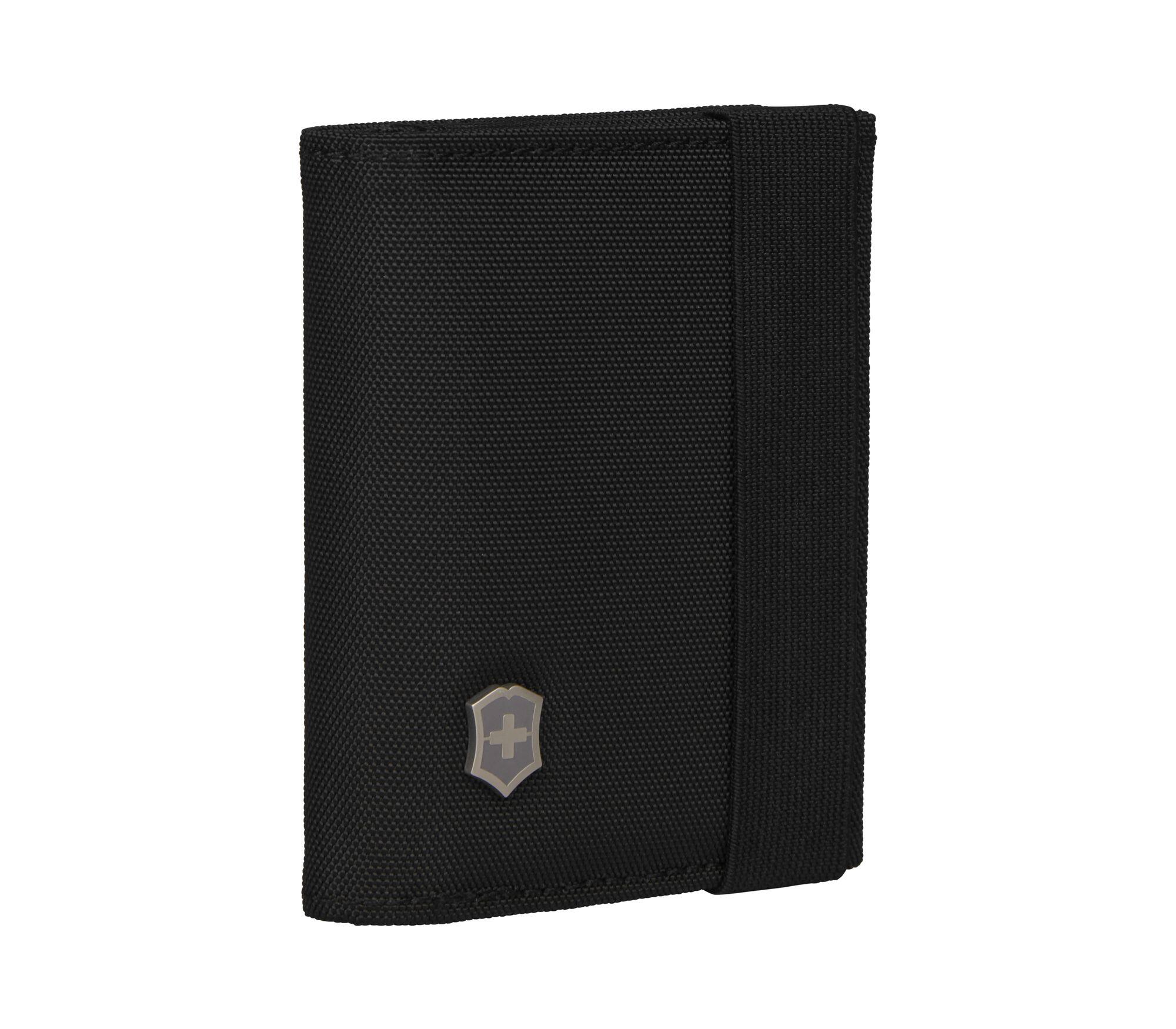 Victorinox TA 5.0 RFID Blocking Tri-Fold Leather Wallet for Men - Secure Credit Card Holder & Cash Organizer | Perfect for Travel, Business & Everyday Use