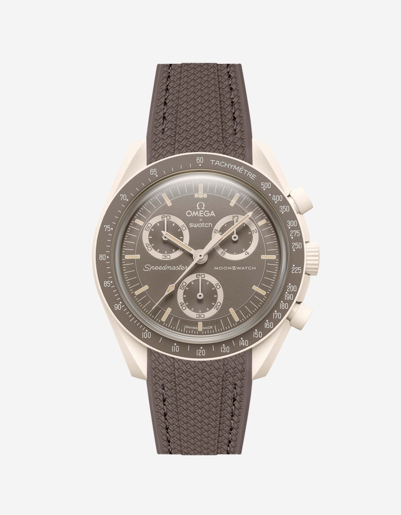 Omega x Swatch MoonSwatch Mission On Earth Rubber Strap - Replacement Watch Band for MoonSwatch Desert Edition | Perfect for Outdoor Adventures & Casual Wear