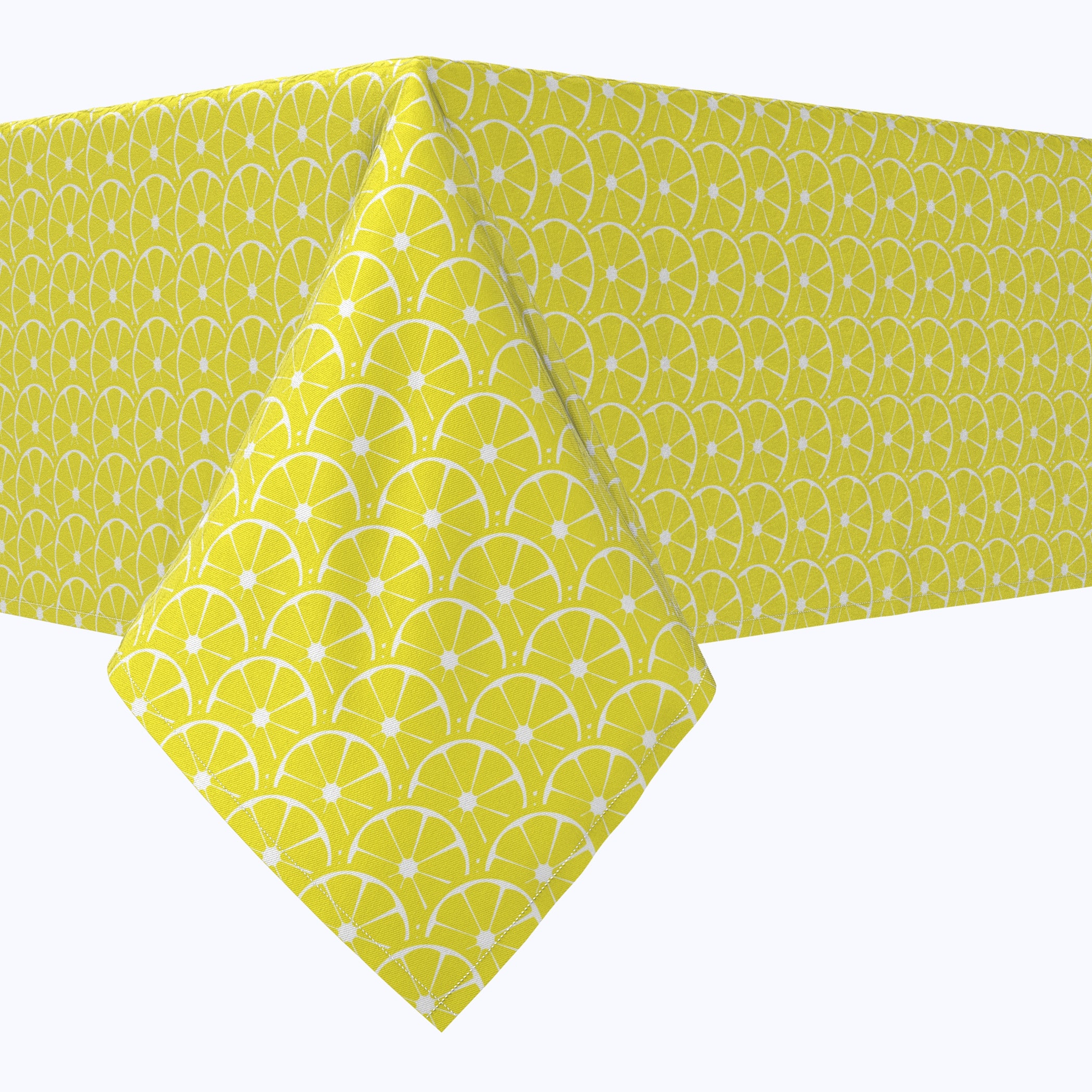 Allover Lemon Slices Tablecloths - Waterproof & Washable Picnic Table Cover for Outdoor Dining, Summer Parties, and Kitchen Decor