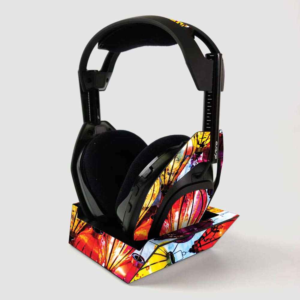 ASTRO Gaming A50 Wireless Headphone & Base Station Skin - Hoi An Lanterns Design | Protective Vinyl Decal Wrap Cover | Durable & Easy to Apply | Made in USA | Perfect for Gaming Setups & Travel Protection