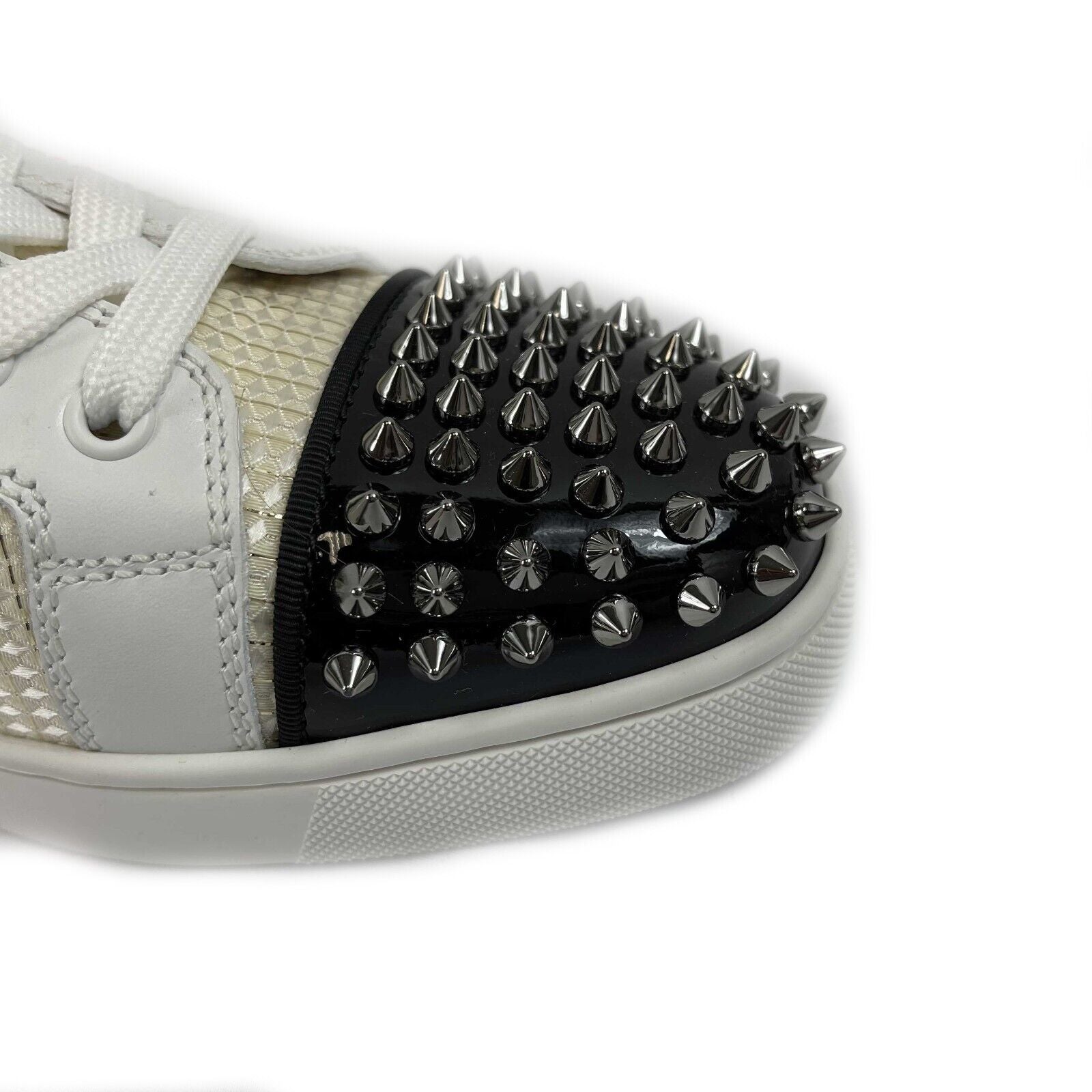 Christian Louboutin Iridescent Sequin High Top Sneakers - Women's Size 41 (US 8) - Glamorous Party & Evening Wear Shoes for Special Occasions
