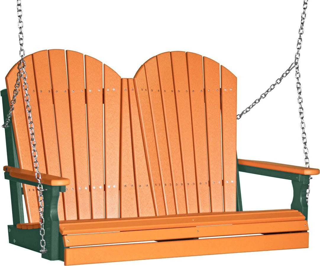 Tangerine on Green