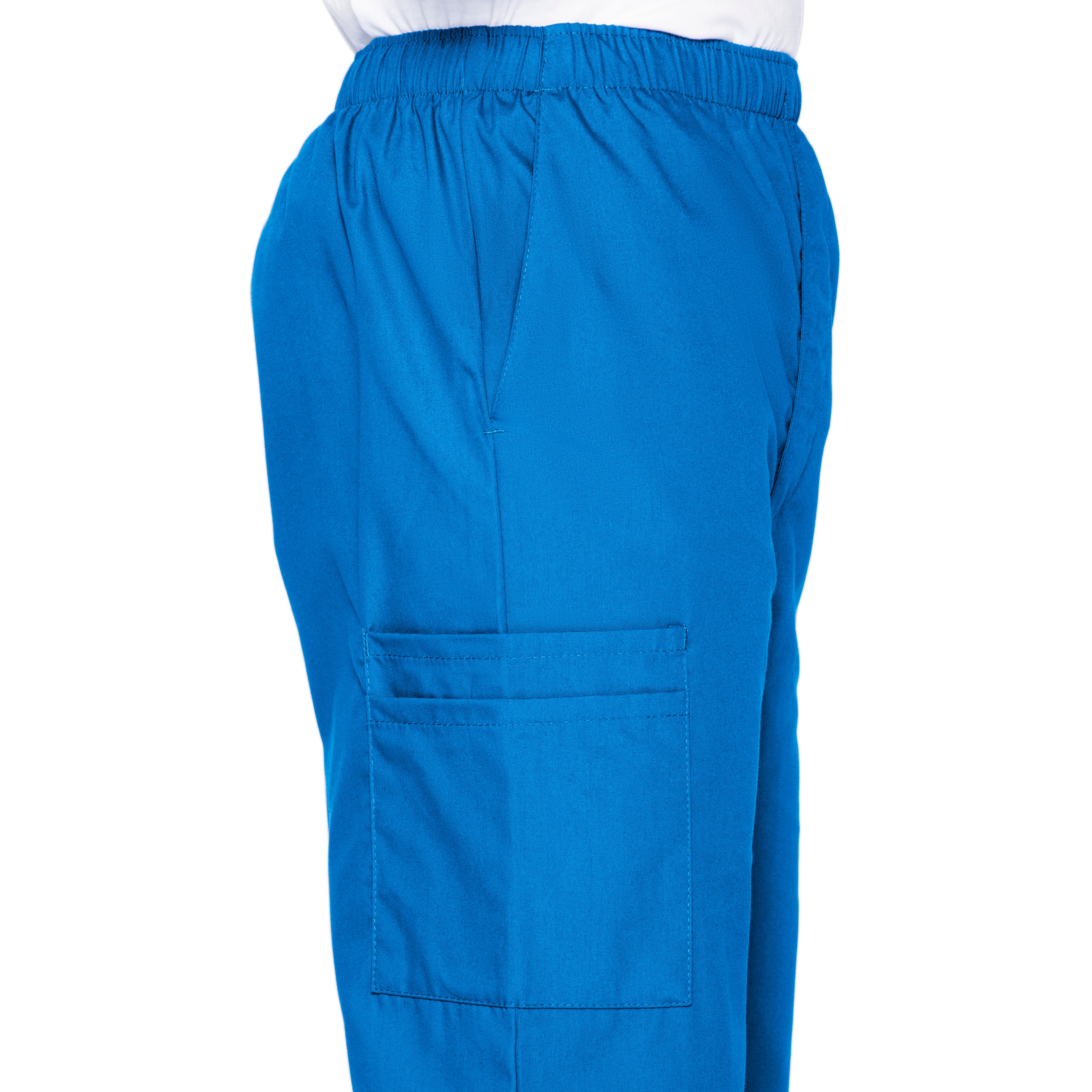 Men's 7 Pocket Elastic Waistband Scrub Pants - Comfortable Medical Work Pants for Doctors & Nurses | TSS Outlet | Perfect for Hospital Shifts & Healthcare Professionals