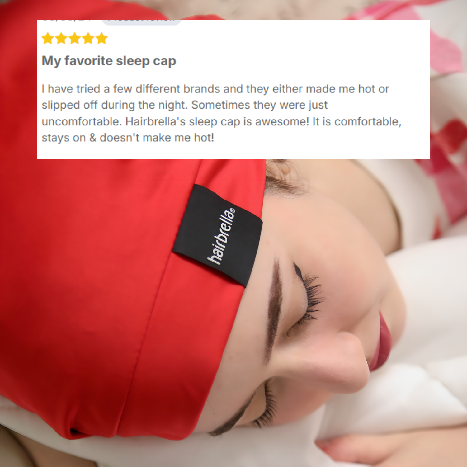 Hairbrella Satin Lined Sleep Cap for Natural Hair - 2 Pack Bundle with Discount | Nighttime Hair Protection for Curly, Coily & Afro Textures | Perfect for Travel & Home Use