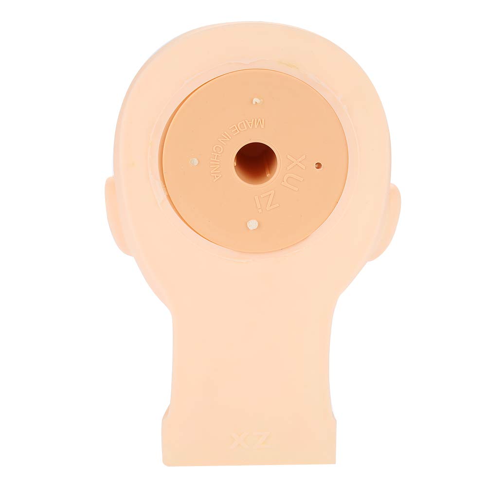 Professional Silicone Makeup Practice Mannequin Head - Realistic Training Model for Eyelash Extensions, Makeup Application & Massage Practice - Perfect for Beauty Schools, Salons & Home Use