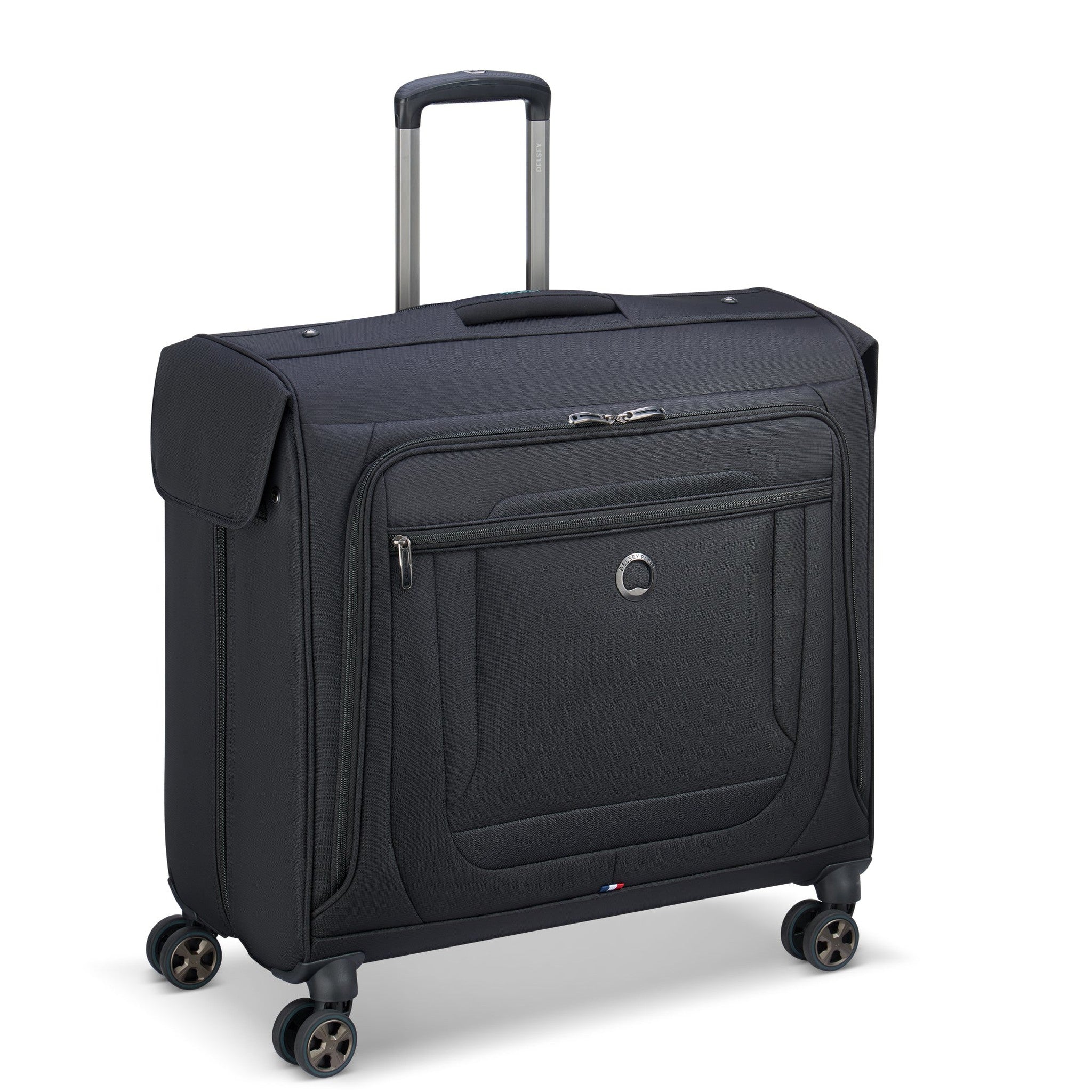 Delsey Helium DLX Spinner Garment Bag - Lightweight Expandable Carry-On Luggage for Business Travel & Vacation - Perfect for Suits, Dresses & Formal Wear