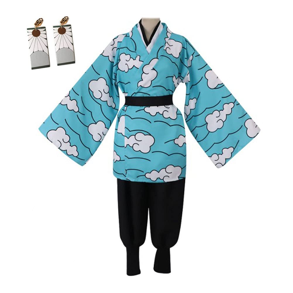 Urokodaki Sakonji Cosplay Costume - Anime Demon Slayer Kimono Outfit for Halloween & Convention | Perfect for Cosplay Events, Anime Parties & Themed Dress-Up
