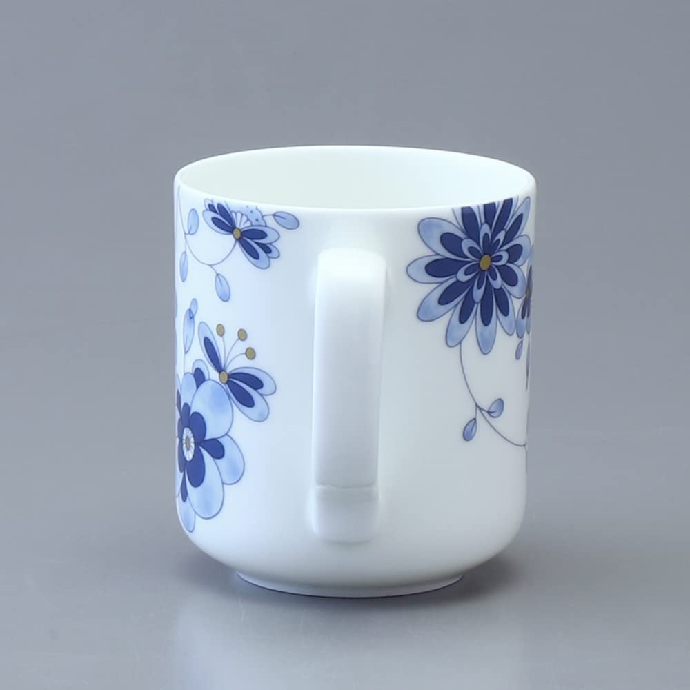 Narumi Milan Mug 11.2 oz (330ml) - Microwave & Dishwasher Safe Ceramic Coffee Cup - Perfect for Home, Office & Cafe Use