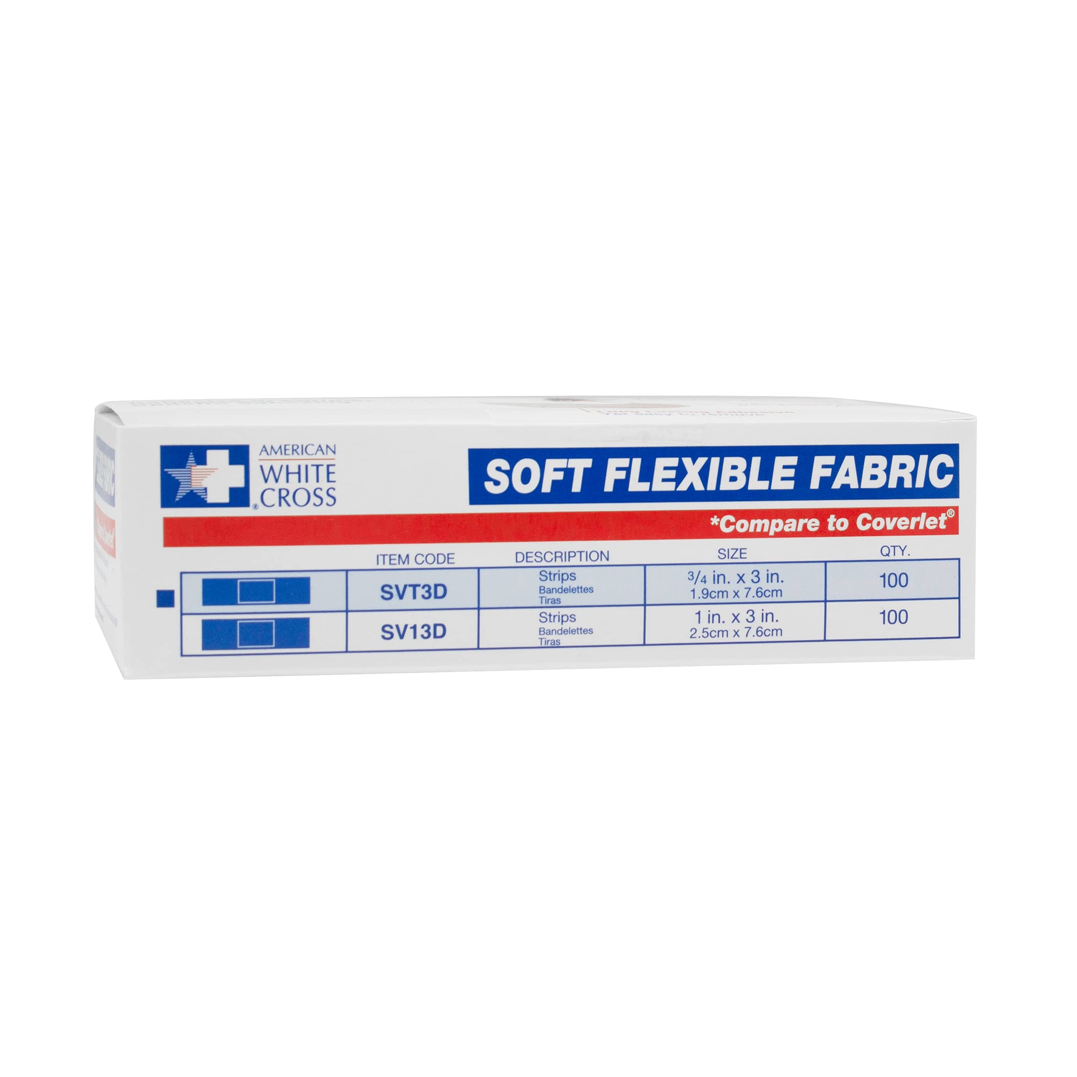 Sterile Soft Flexible Fabric Adhesive Bandage Strips 3/4