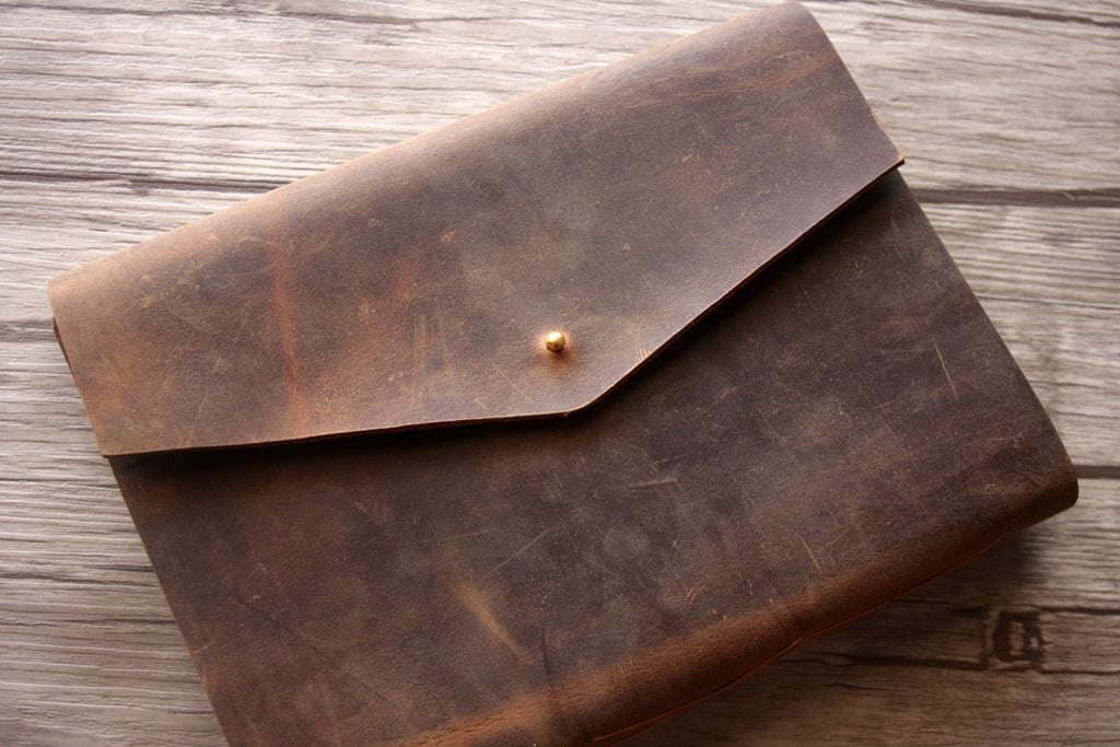 Rustic Leather Guest Book for Weddings & Events - Elegant Photo Album for Birthday, Anniversary & Special Occasions - Perfect for Memories & Keepsakes