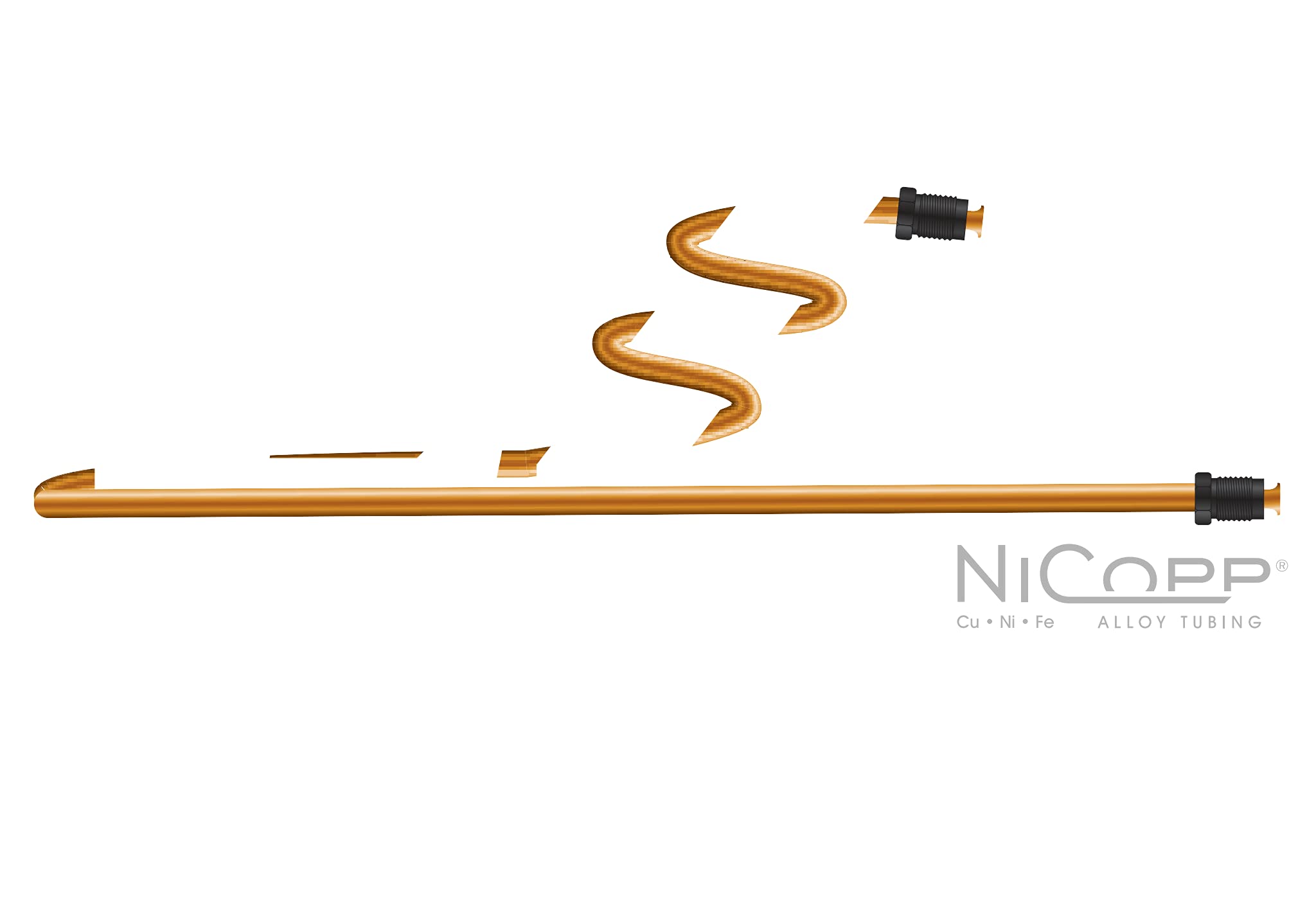AGS EZ-Fit NiCopp Complete Brake Line Kit for 2002 Chevy Avalanche 1500/2500 & Cadillac Escalade EXT - CNC-100KIT | Corrosion-Resistant Brake Line Replacement Kit for Off-Roading & Heavy-Duty Towing
