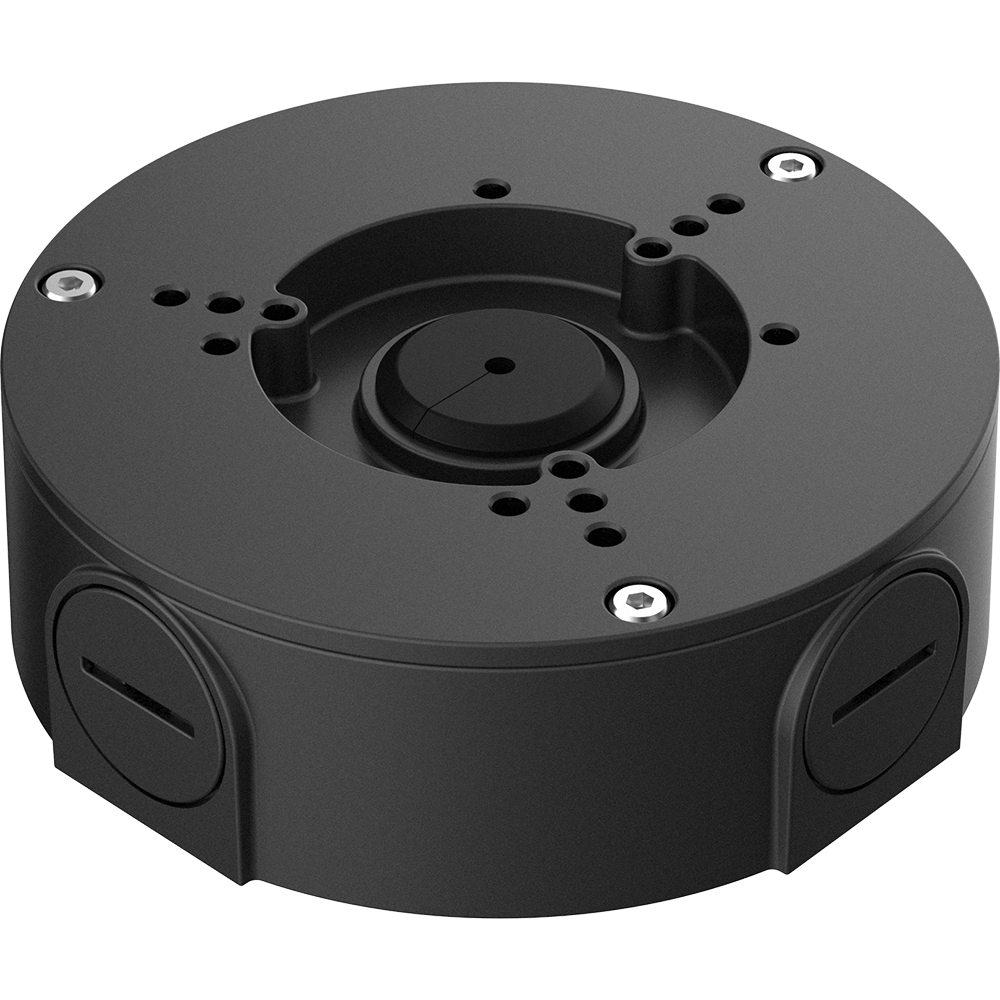 Dahua PFA130-E B Waterproof Electrical Junction Box - Black - Outdoor & Indoor Use for Cable & Wire Connections - Weatherproof & Durable Enclosure for Electrical Projects
