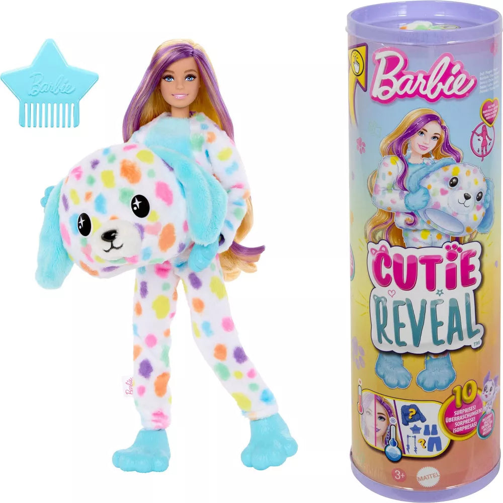 HRK37 Barbie Cutie Reveal Dog Toy - Surprise Unboxing & Play Set for Kids | Perfect for Birthday Gifts & Pretend Play