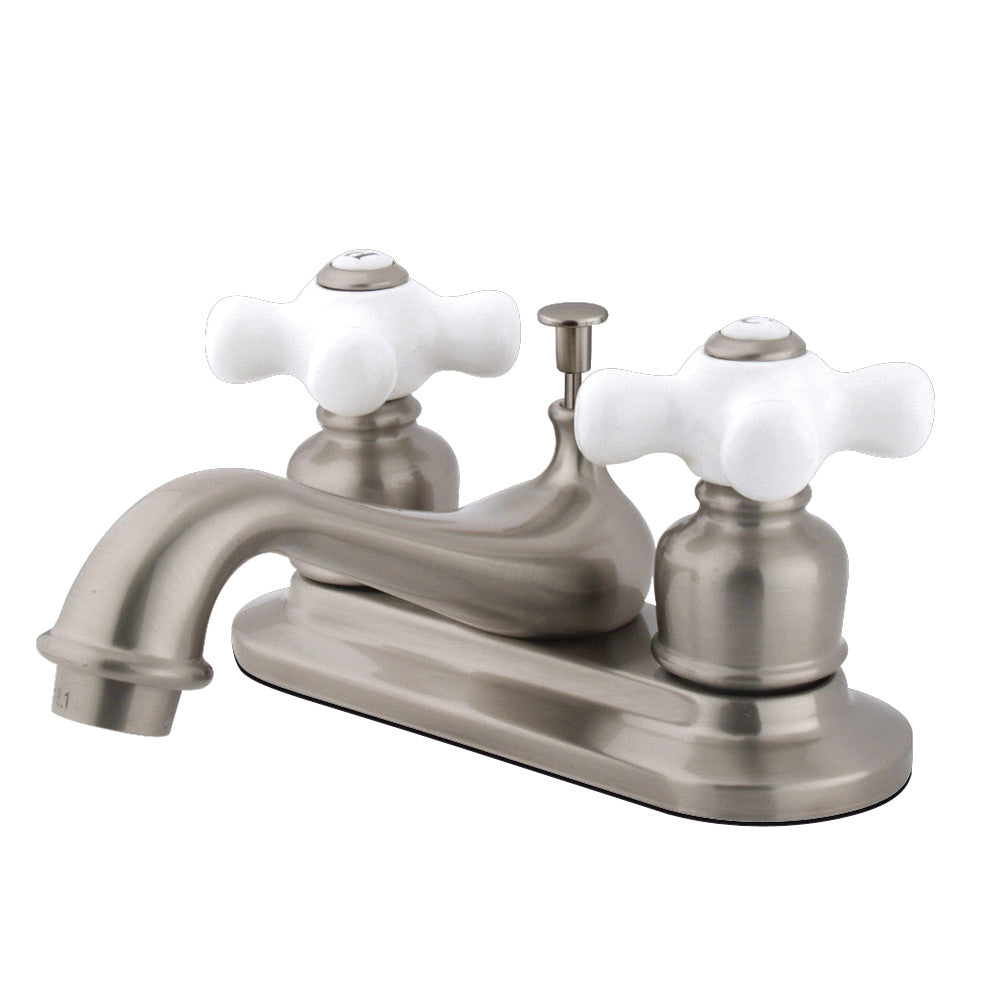 Kingston Brass GKB608PX 4-Inch Centerset Bathroom Faucet - Chrome Finish, Single Handle, Water-Saving Design for Sink Vanity and Powder Room Installation