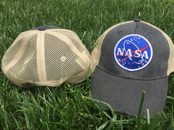 NASA Logo Mesh Snapback Hat - Adjustable Unisex Baseball Cap for Men & Women - Perfect for Sports, Outdoor Activities & Casual Wear