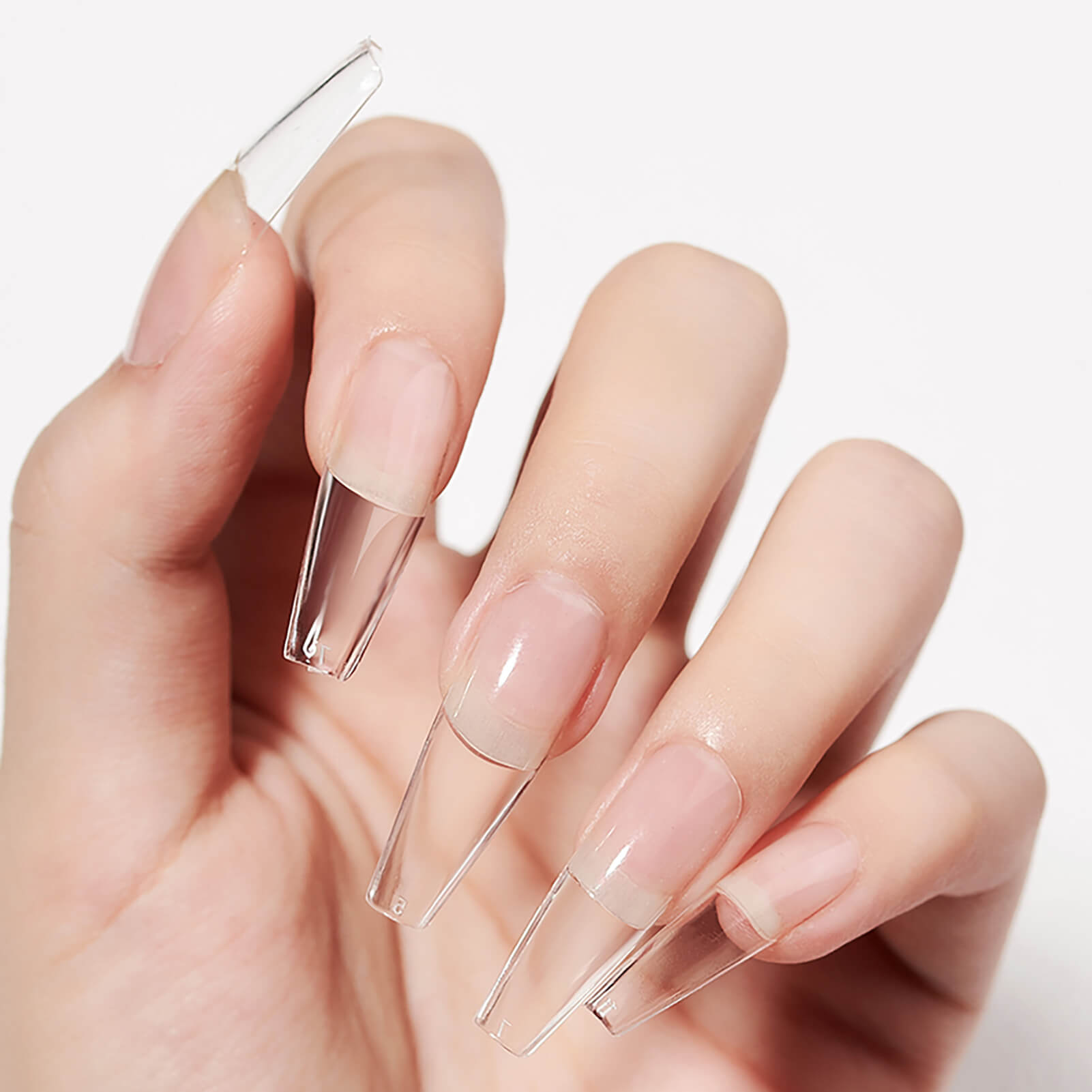 Born Pretty Solid Nail Tips Gel - Professional Acrylic Nail Extensions for Salon & Home Manicure | Perfect for DIY Nail Art, Special Occasions & Everyday Wear