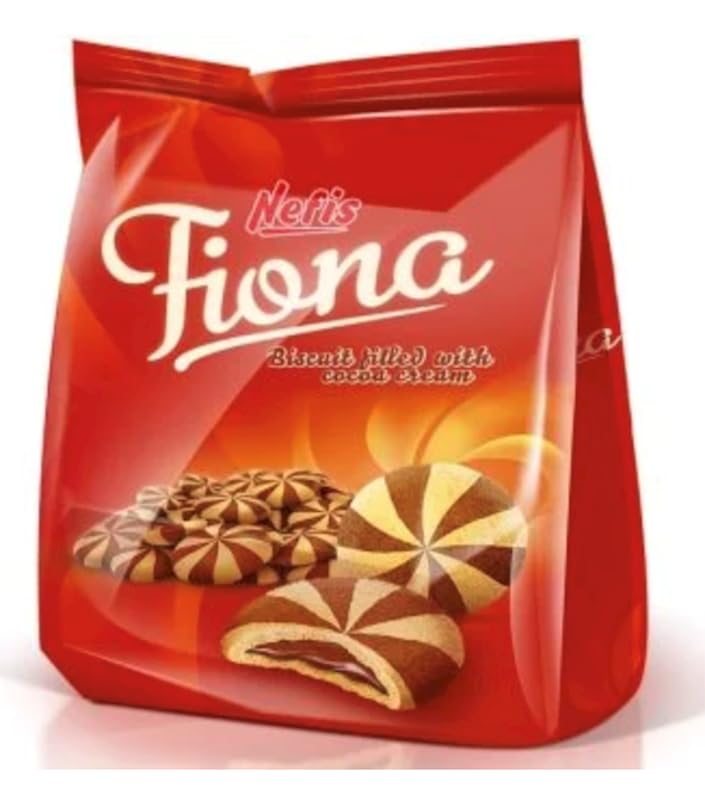 Premium Nefis Fiona Chocolate Cream Cookies 180g - Gourmet Biscuits with Perfectly Balanced Sweetness | Perfect for Tea Time, Office Snacks, Gift Giving & Family Sharing