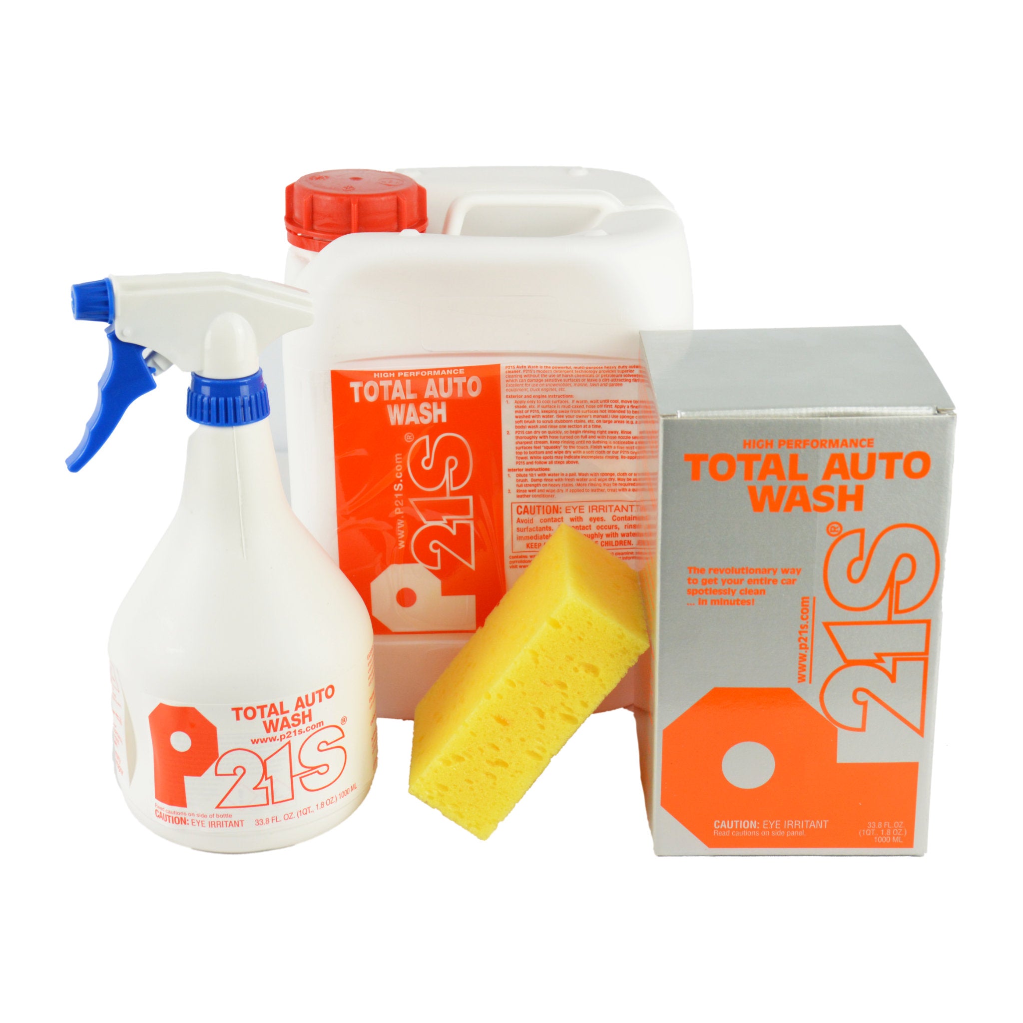 P21S Total Auto Wash - Premium Car Wash Soap for a Spotless Shine - Perfect for Washing Cars, Trucks, SUVs & Motorcycles at Home or Professional Detailing