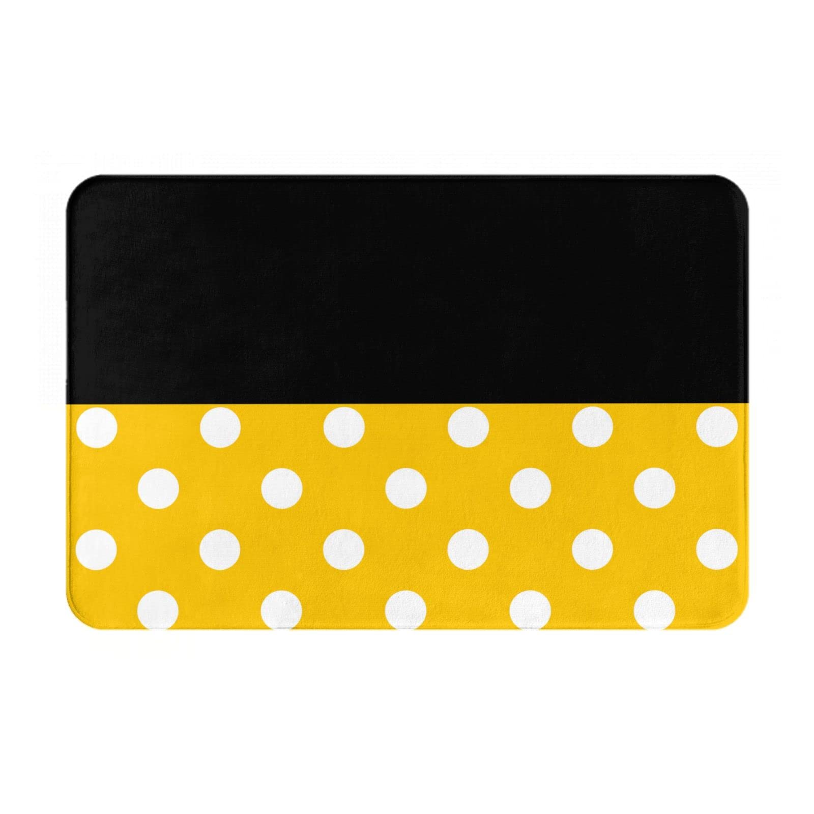 Polka Dot Doormat - Non-Slip Absorbent Bath Mat for Home & Outdoor Use