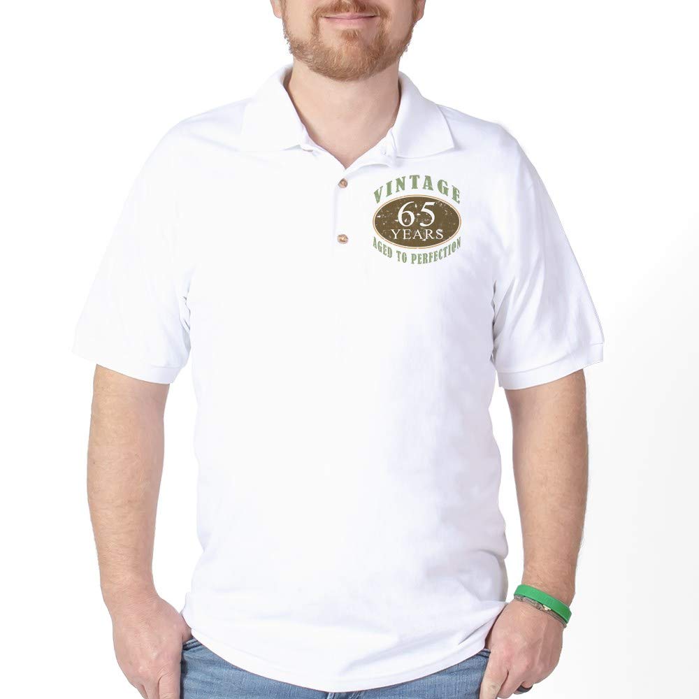 Vintage 65th Birthday Golf Polo Shirt for Men - Perfect for Golf Outings & Parties