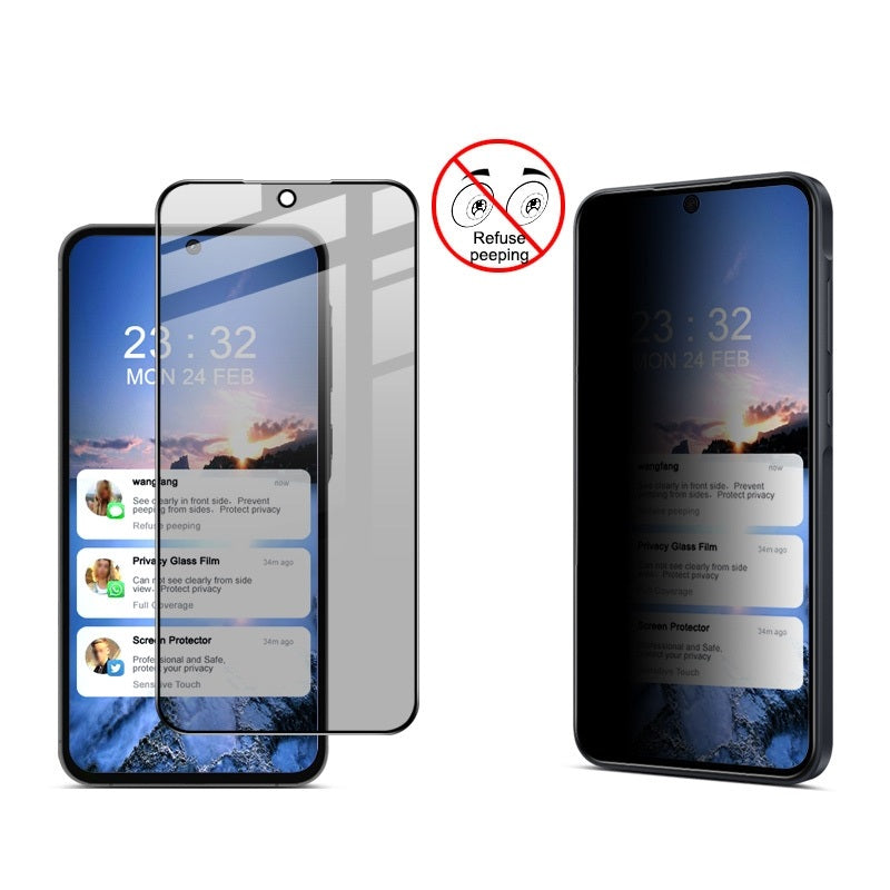 Samsung Galaxy A35 5G / A55 5G Screen Protector - Tempered Glass Shield with HD Clarity & Anti-Scratch Protection - Perfect for Gaming, Streaming & Everyday Use